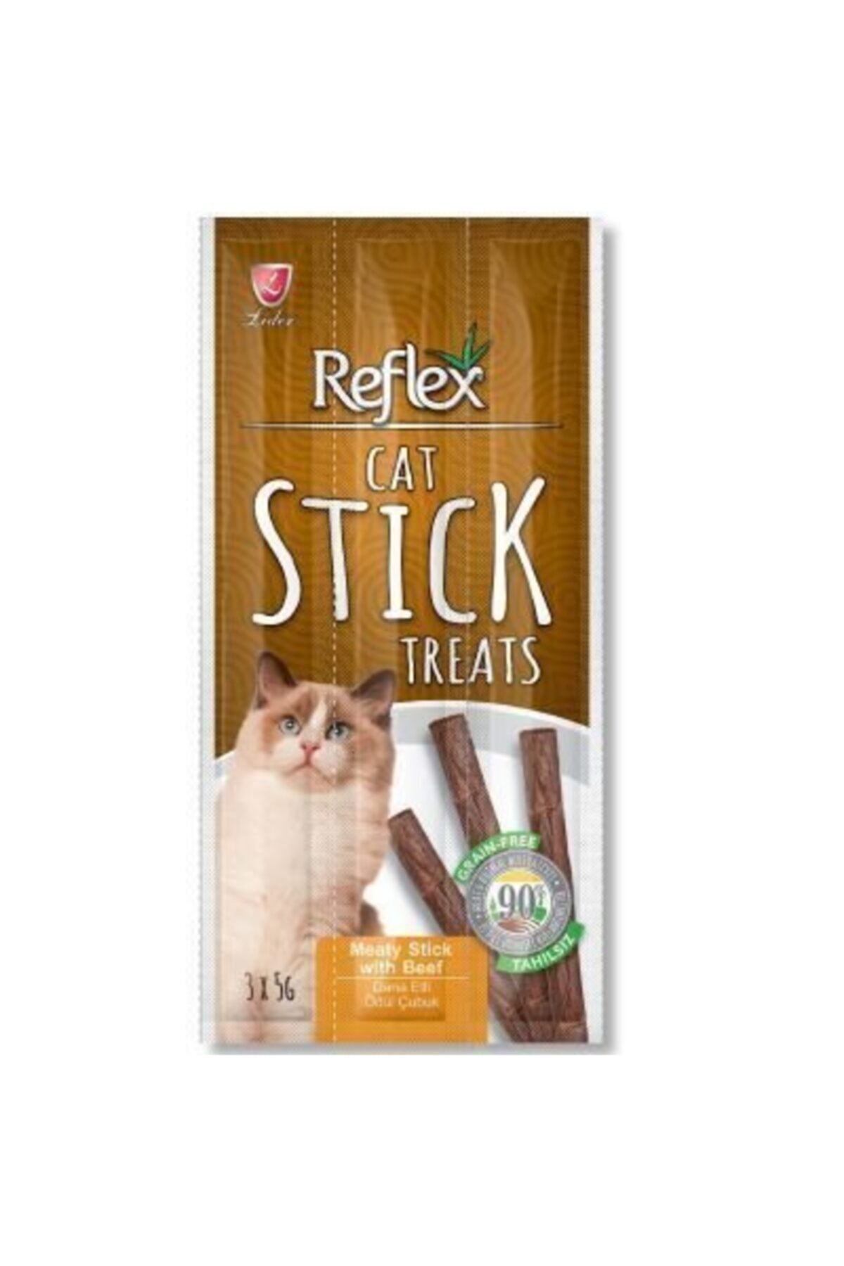 MANGATA Reflex Sticks Dana Etli Kedi Ödül Çubukları (3x5g) 15gr