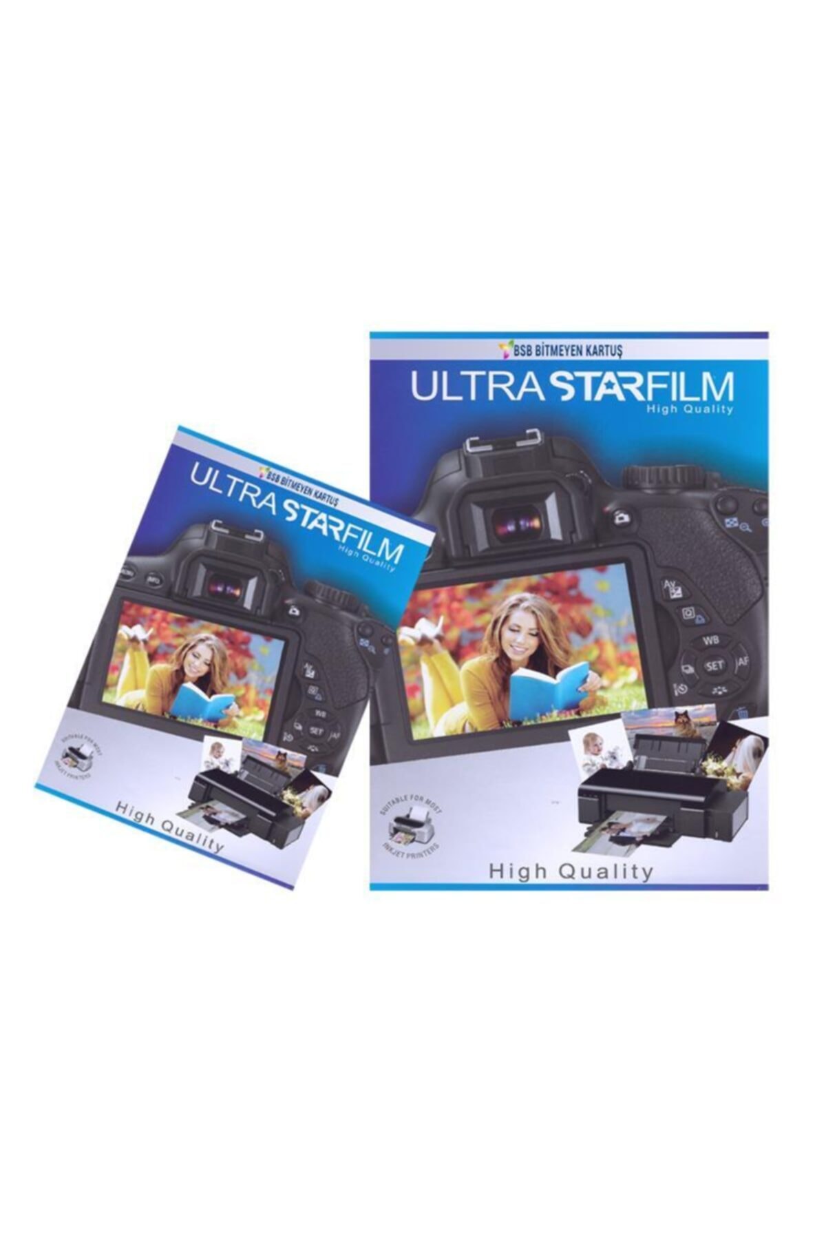 ULTRASTARFİLM Ultra Starfilm 13x18 Cm 280 Gr 50 Adet Parlak Fotoğraf Kağıdı