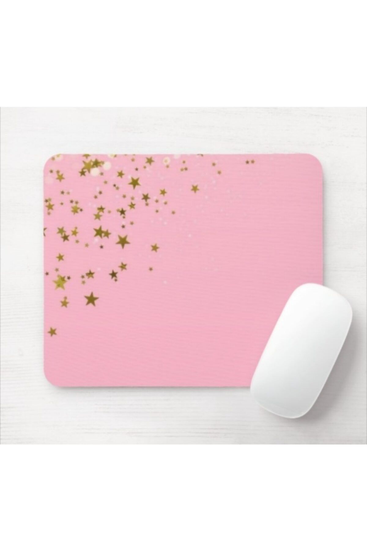 SEÇ Baskı Tasarım Altın Yıldızlar Mouse Pad