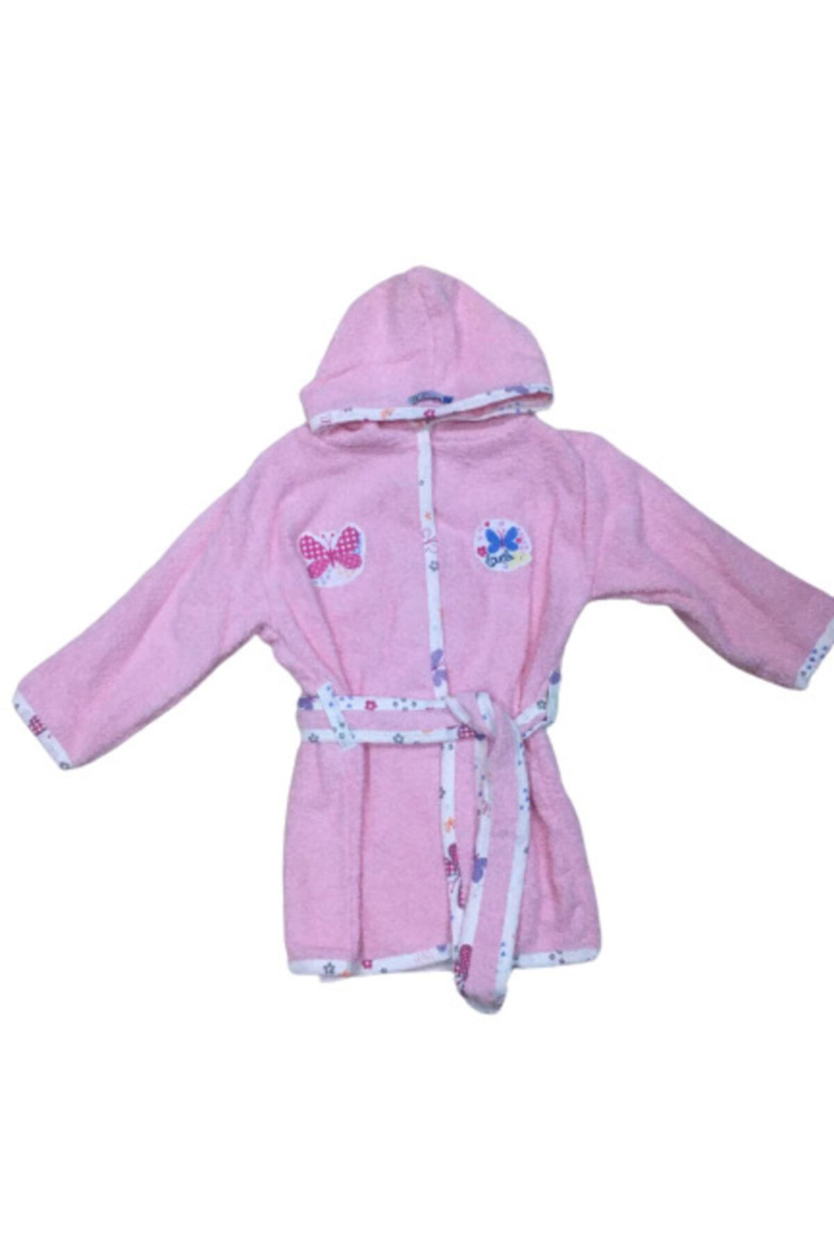 Babexi Kız Çocuk Pembe Bornoz
