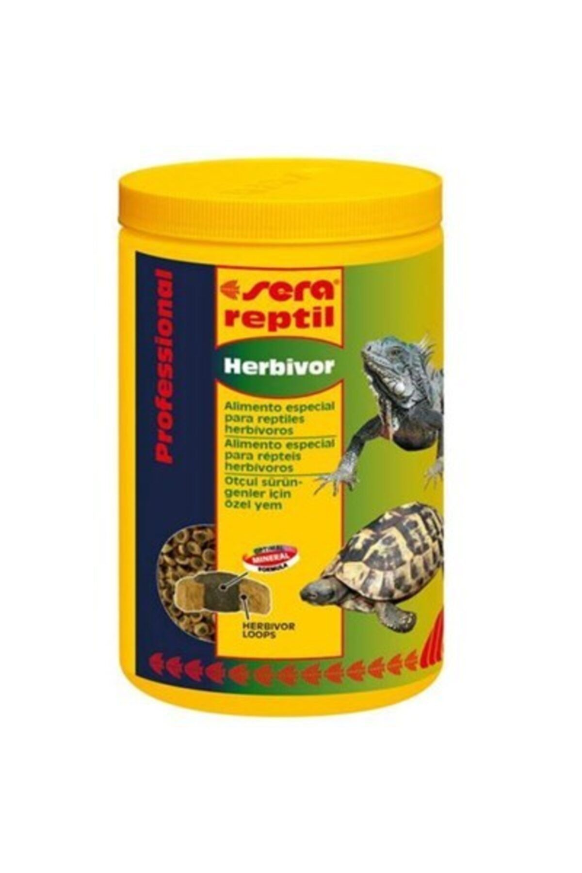 SERA Reptil Professional Herbivor Kaplumbağa Ve Sürüngen Yemi 1lt 1