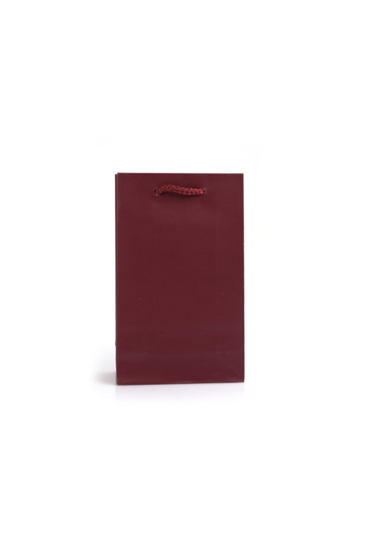 PAKETPARTİ Kağıt Ip Saplı Çanta Bordo 12x10x17 Ithal(12'li)