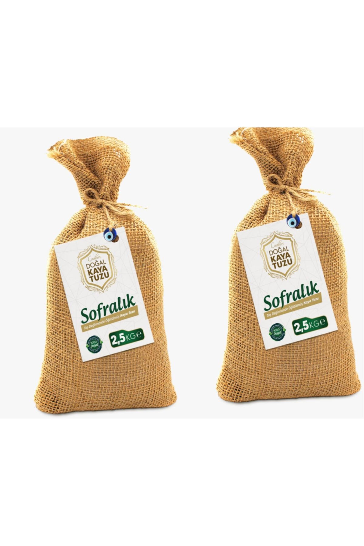 Eyüpoğlu 2 Adet 2,5 Kg Öğütülmüş Çankırı Kaya Tuzu (sofralık)