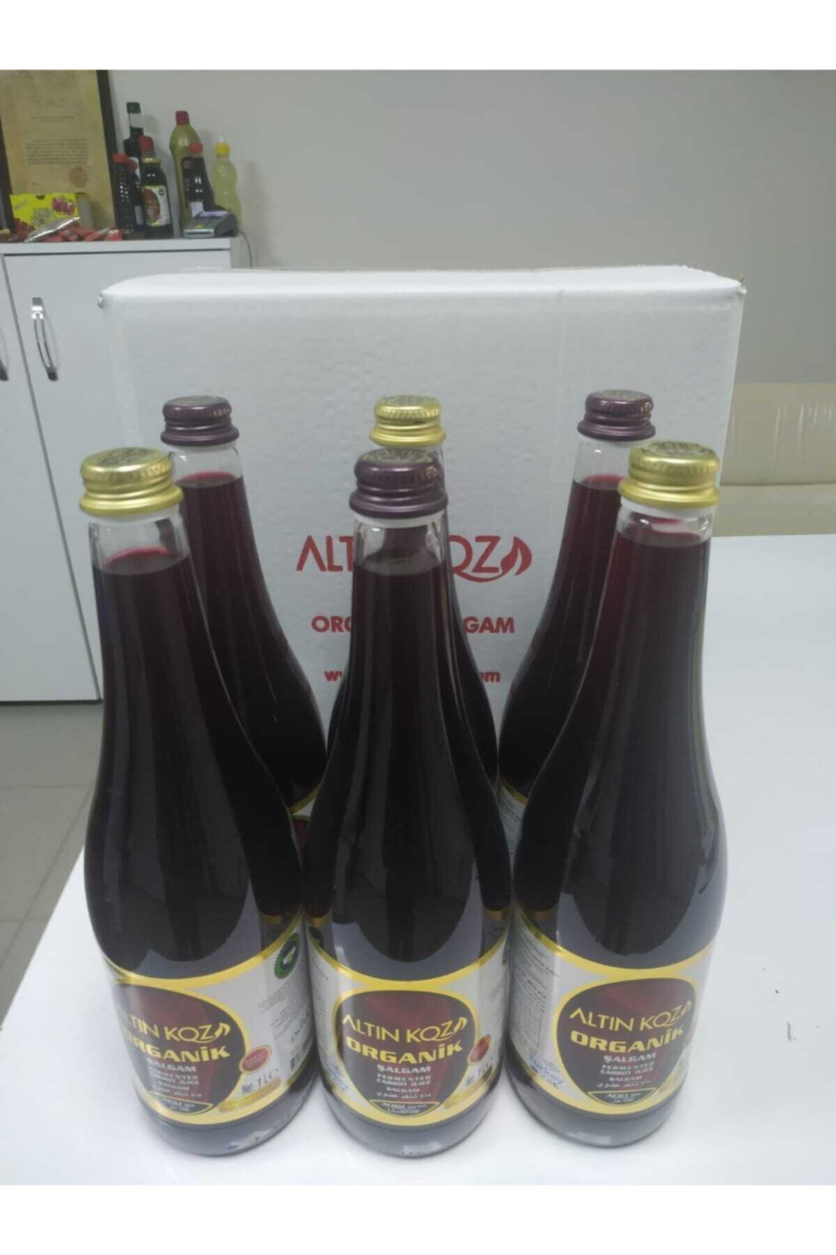 Altınkoza Organik Acılı/acısız Şalgam Suyu Cam 6 X 1 Lt