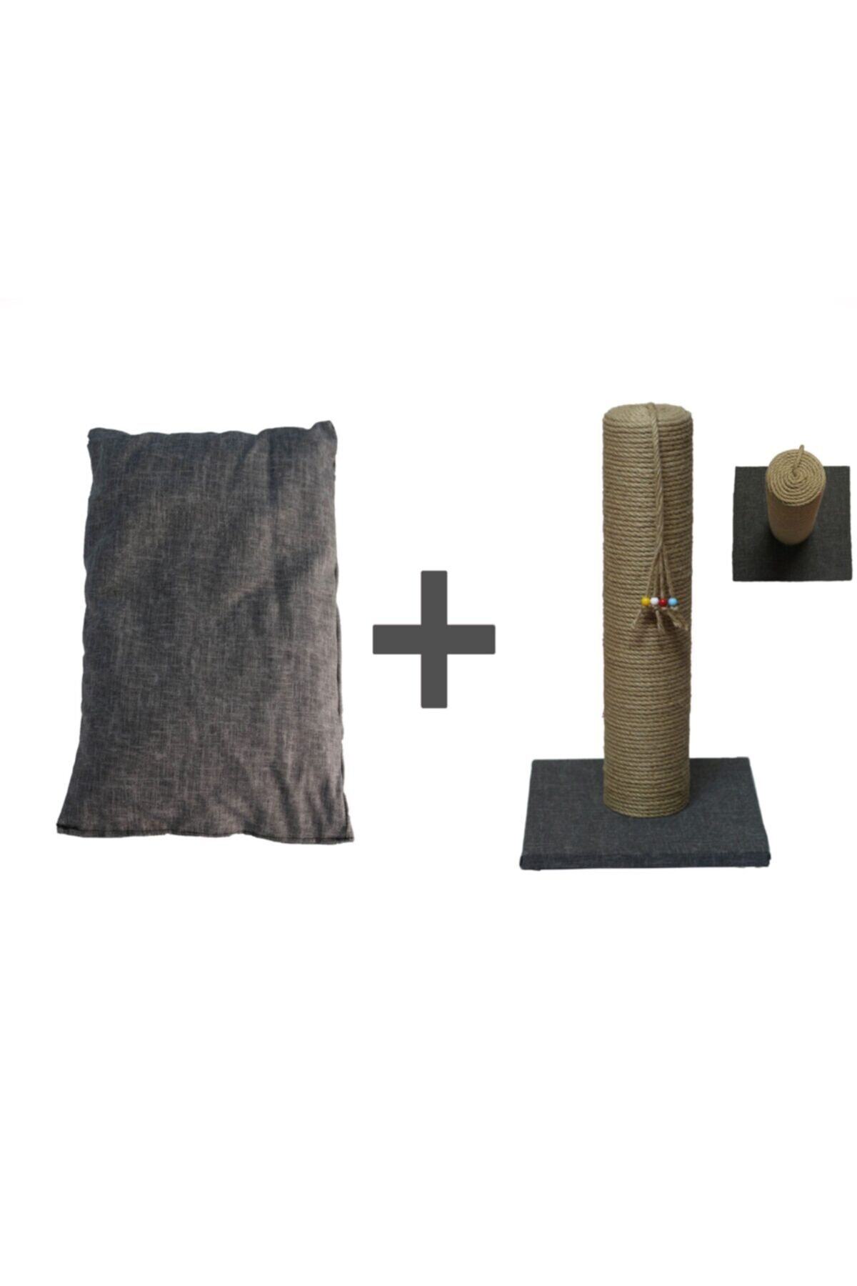 Hesaplı Pet Kedi Tırmalama Tahtası+ Box Minderi - Süper Ekonomik 2'li Set