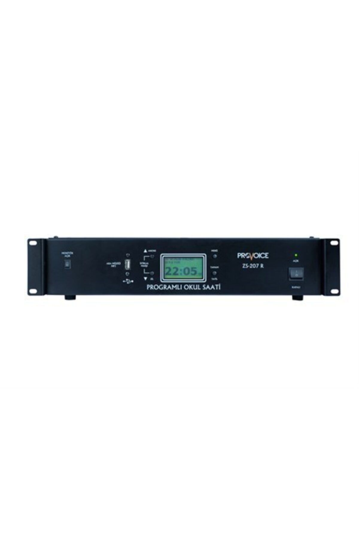 Provoice Zs-207r Usb Rack Tipi Programlı Okul Zil Saati