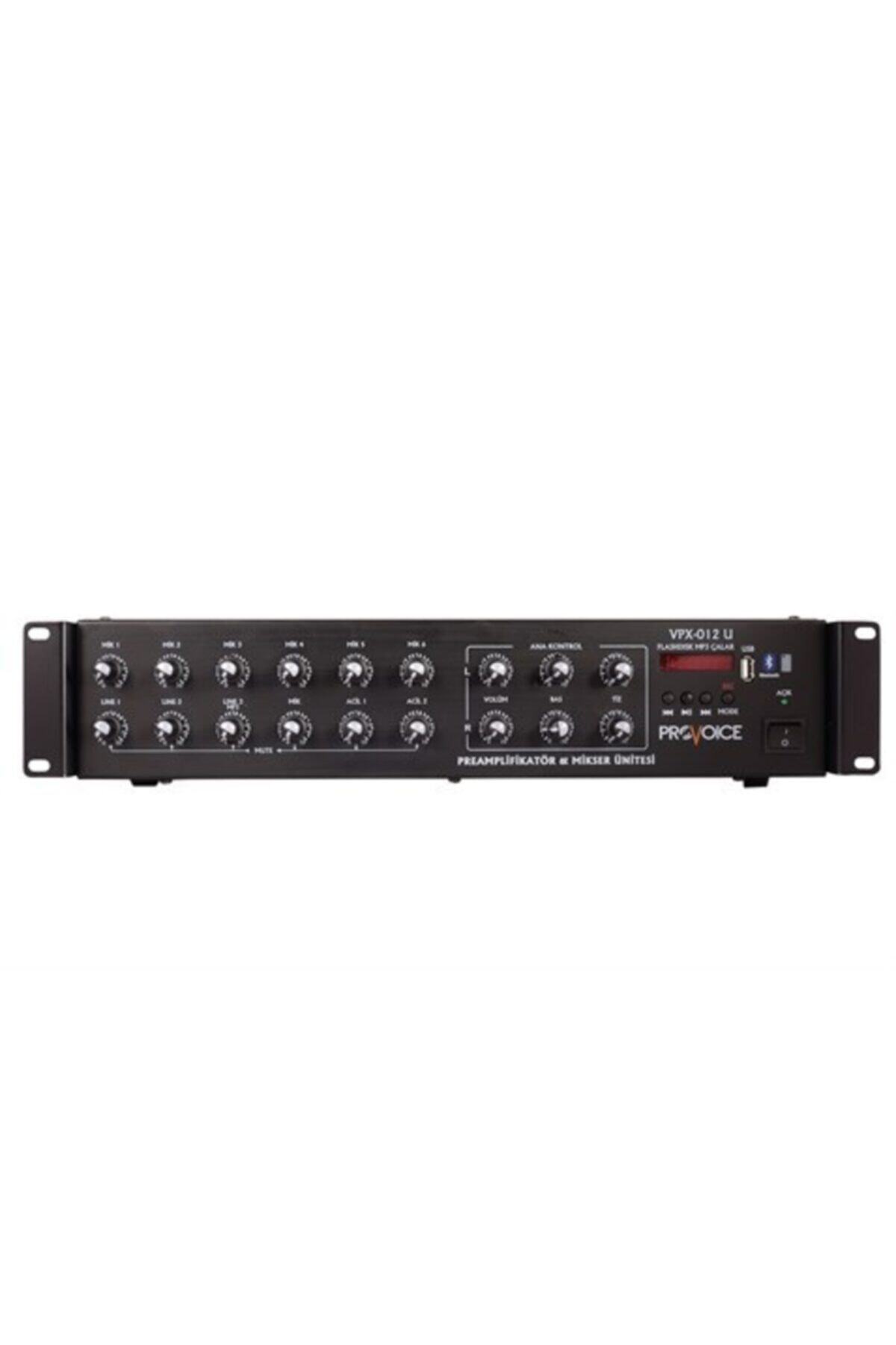Provoice Vpx-012u Usb'li 12 Kanal Preamplifikatör Ve Mikser Ünitesi