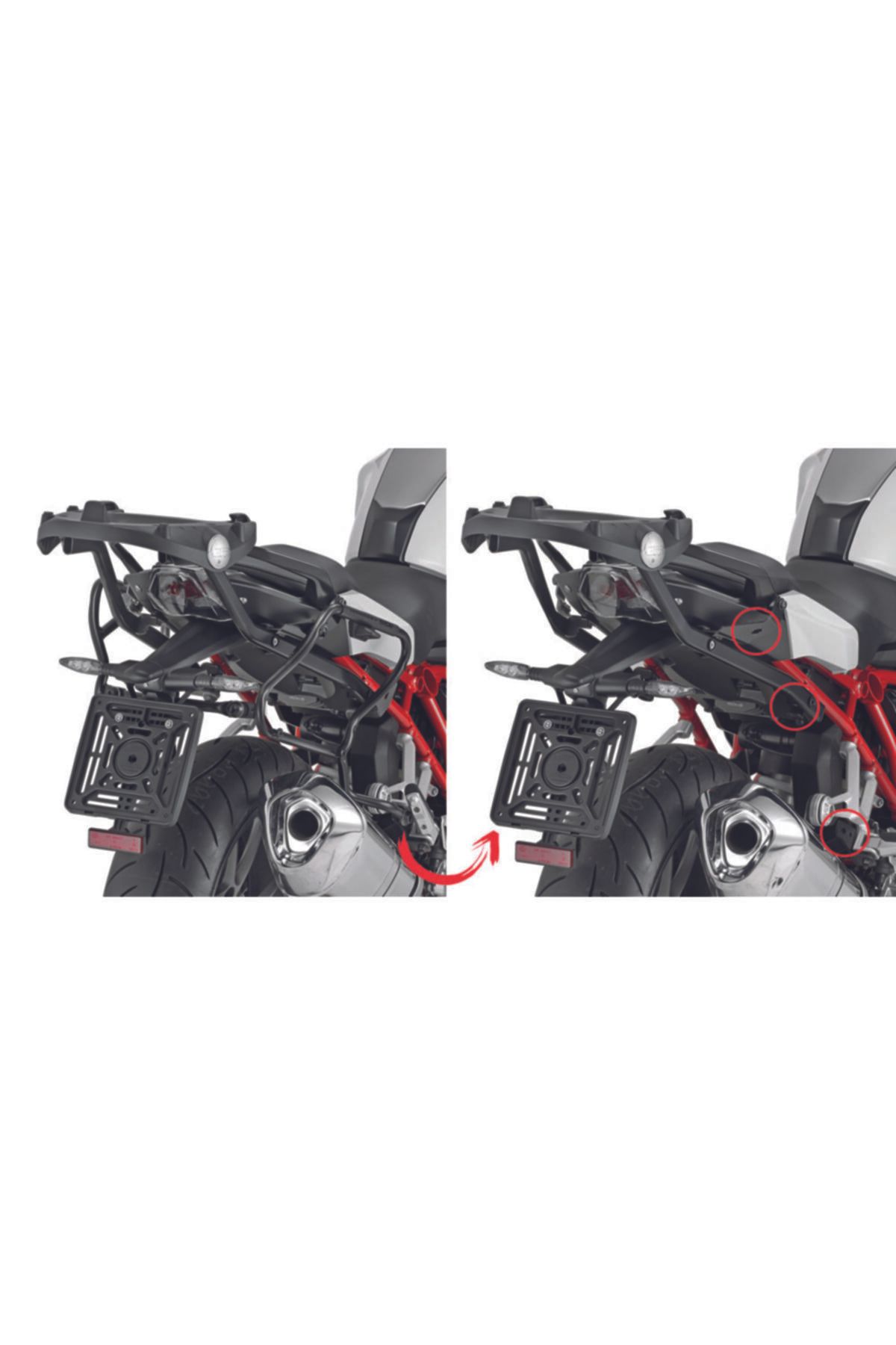 Givi Plxr5117 Bmw R1200r R1200rs (15-18) R1250r (19-20) R1250rs (19-20) Yan Çanta Taşıyıcı