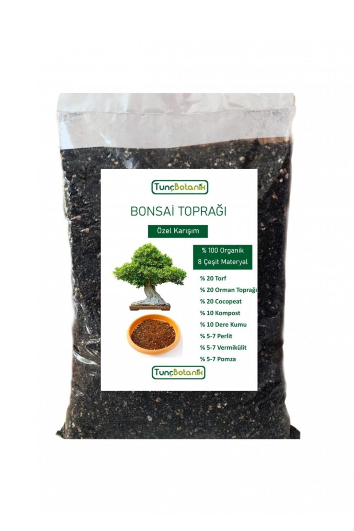 Tunç Botanik Özel Karışım Bonsai Toprağı 10 lt