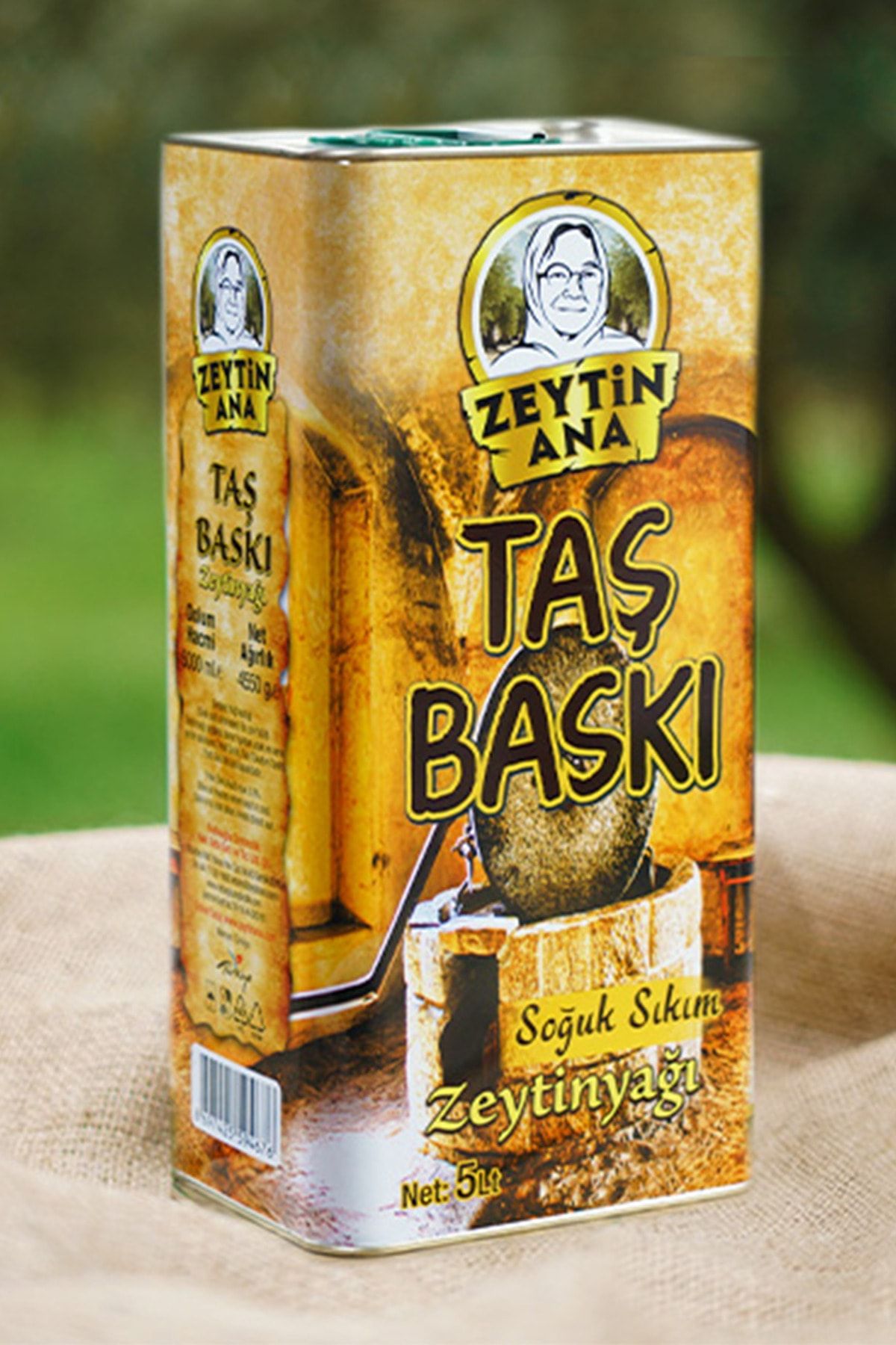ZEYTİN ANA Taş Baskı Zeytinyağı 5 Lt