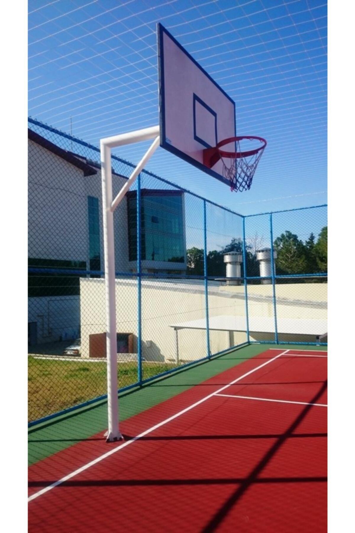 adelinspor Basketbol Potası Hidrolik Çember 105 x 180 2 Mm Sac