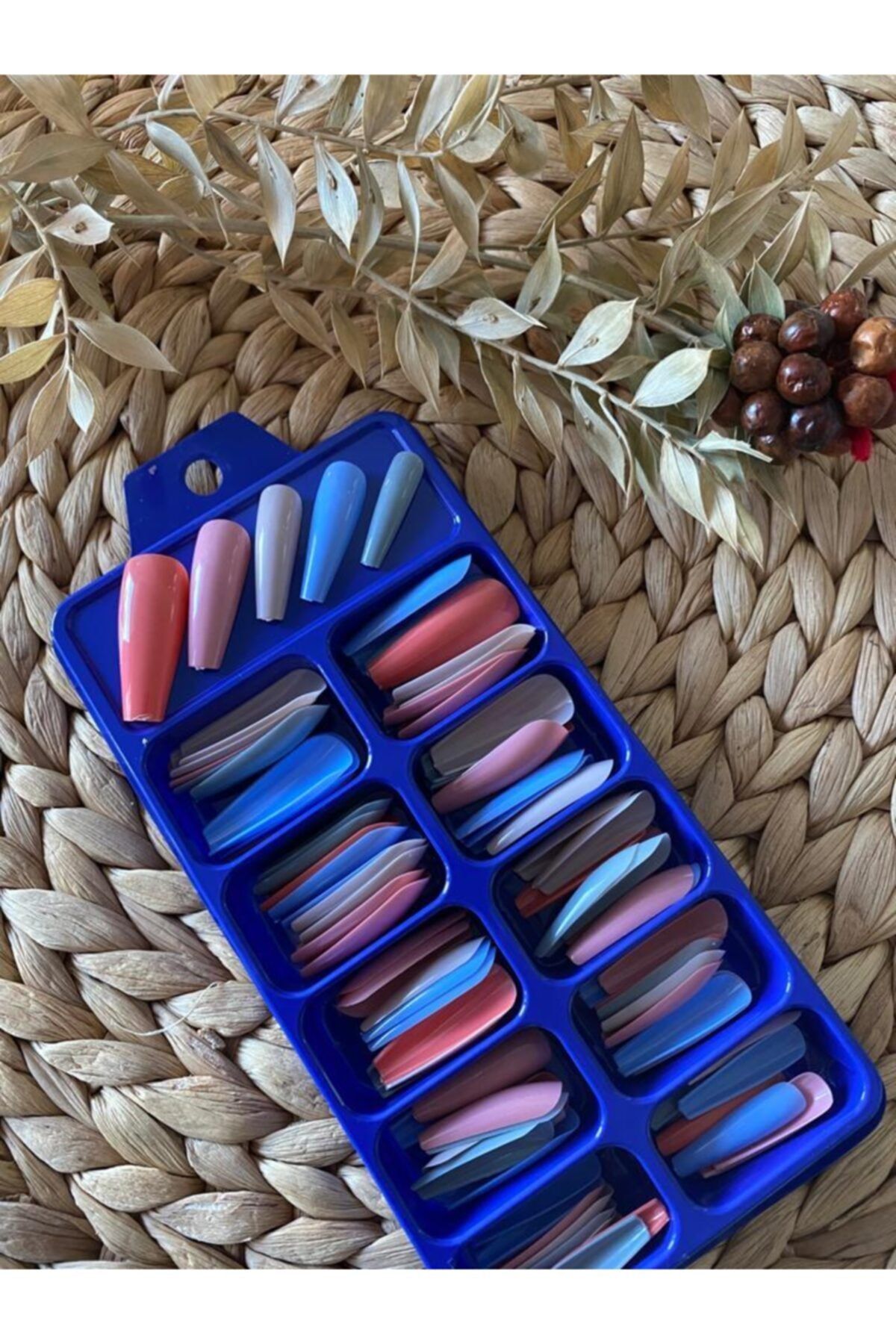 SYBELLE KOZMETİK 100 Adet Pastel Balerin Takma Tırnak