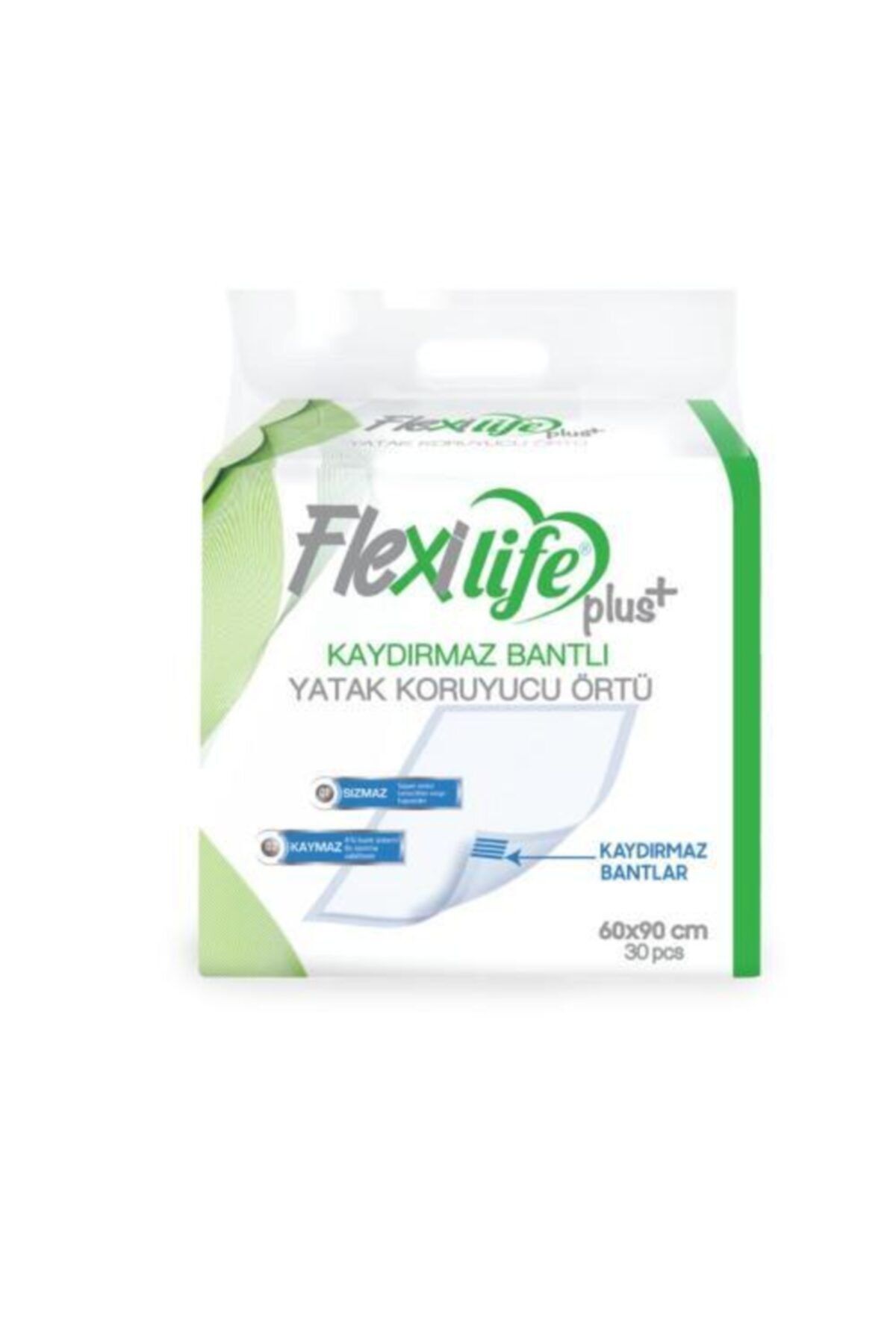 Flexi Life Kaydırmaz Bantlı Hasta Alt Açma Yatak Koruyucu Örtü 30lu