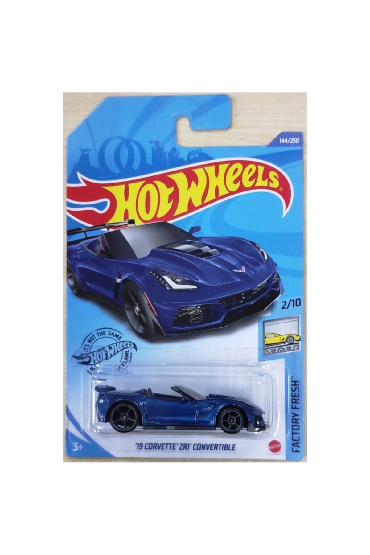 HOT WHEELS Yeni Tekli Metal Araç 19 Corvette Zr1 Convertıble Ghf01-d521-21a