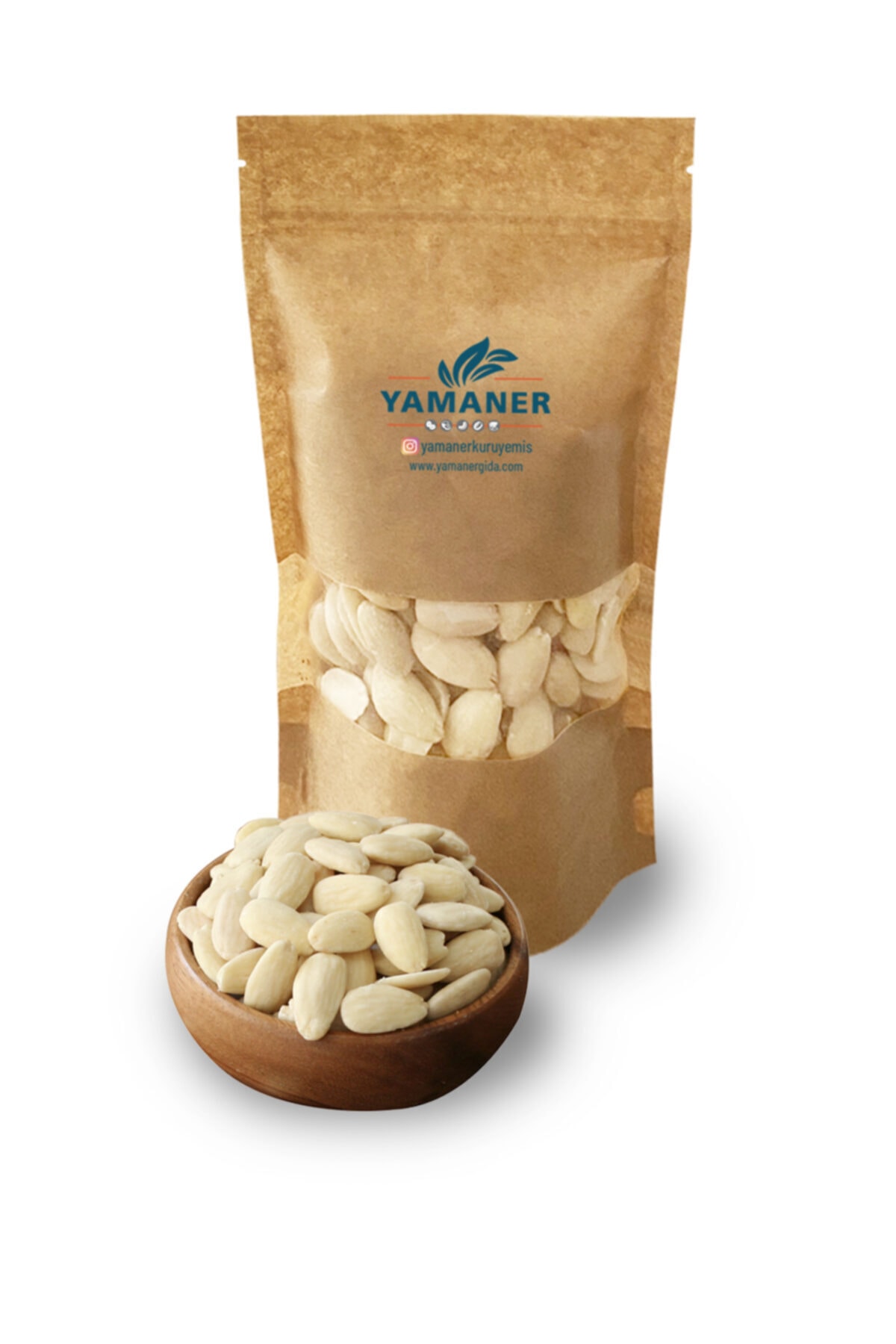 YAMANER KURUYEMİŞ Badem Içi Soyulmuş 500 gr
