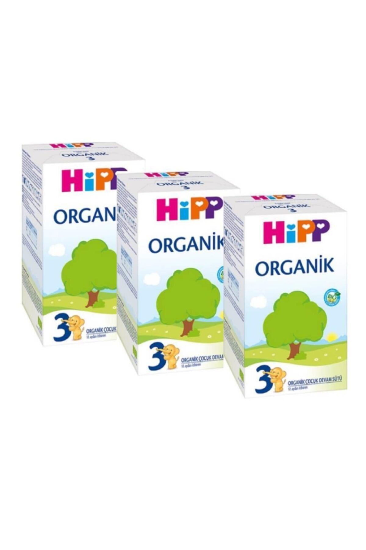 Hipp 3 Organik Devam Sütü 600 gr 3'lü