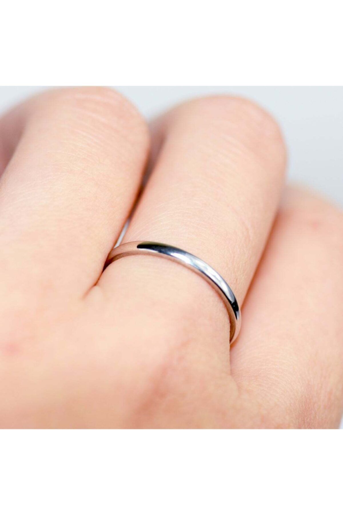 detaysilver Gümüş Alyans Minimal 2mm Ücretsiz Yazı