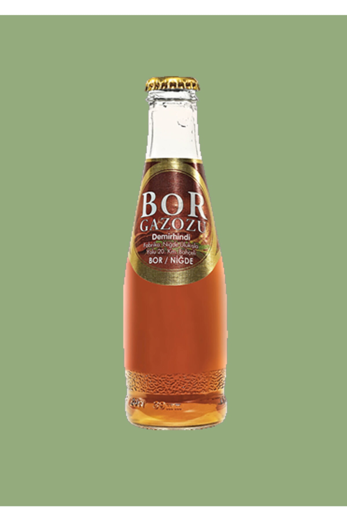 BOR GAZOZU Demirhindi Aromalı Gazoz 24'lü