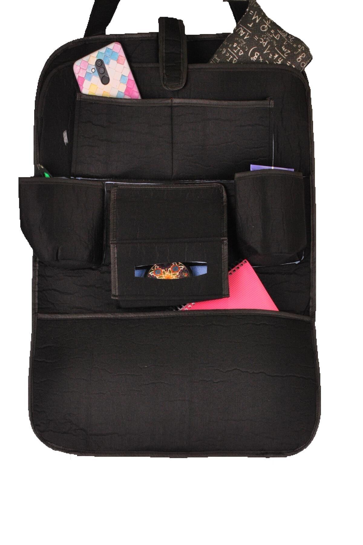 Buffer Siyah Koltuk Arkası Cepli Organizer