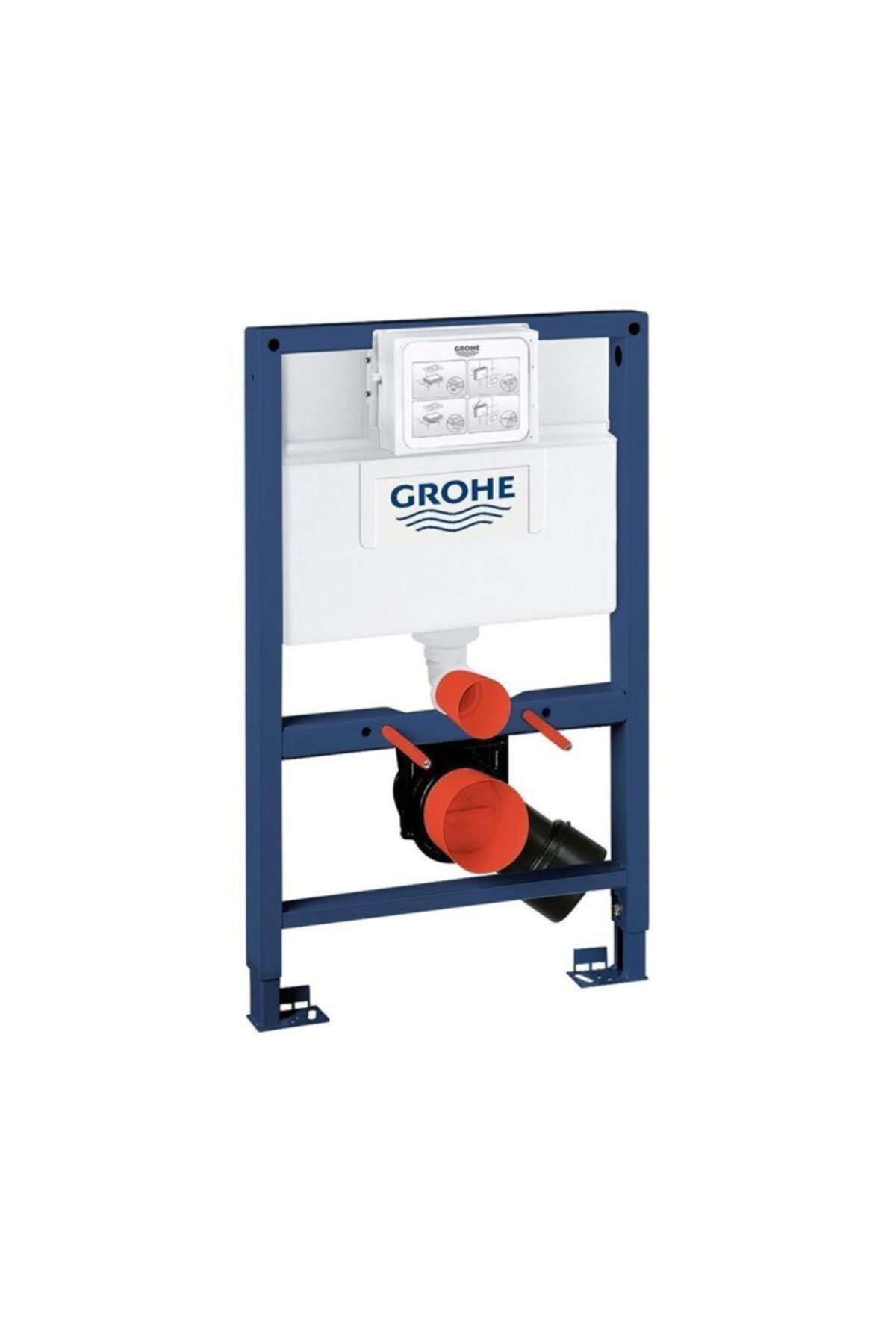Grohe Rapid Sl Gömme Rezervuar Pnömatik Alçıpan Tipi Kısa 15 Cm - 38526000