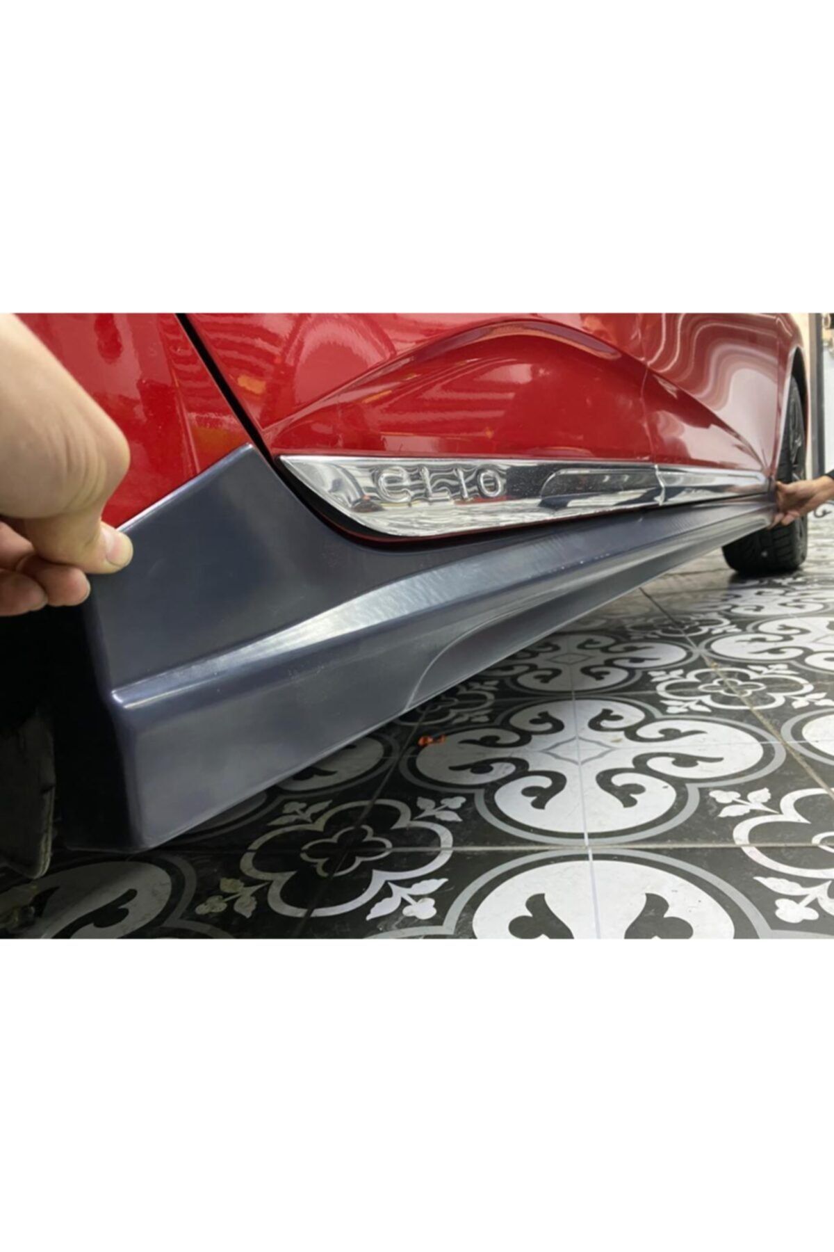 NamTuning Renault Clio 5 2018+ Custom Marşpiyel Takımı Plastik Boyasız