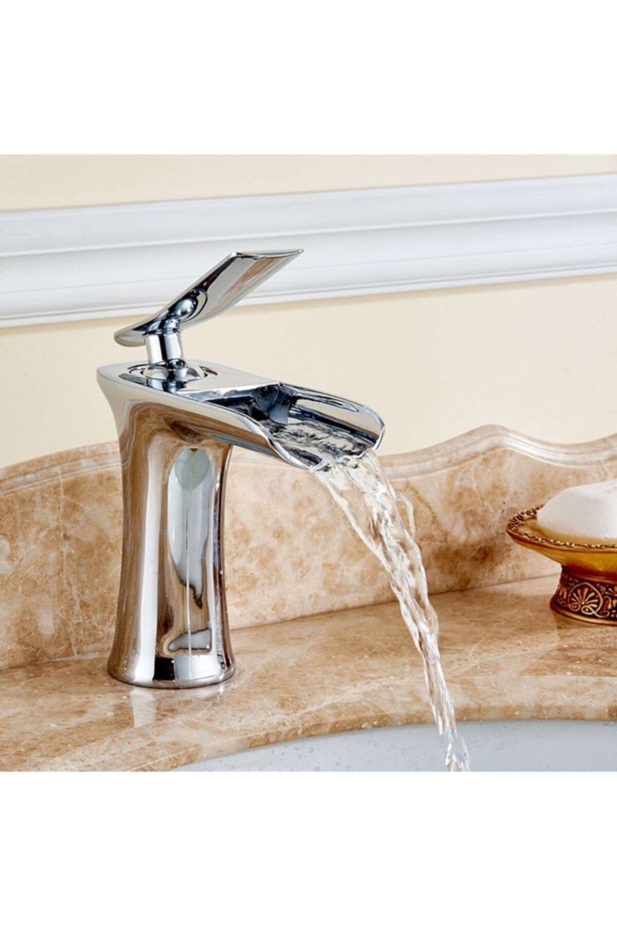 OEM Banyo Lavabo Bataryası Krom Şelale Yeni 5 Yıl Garantili.