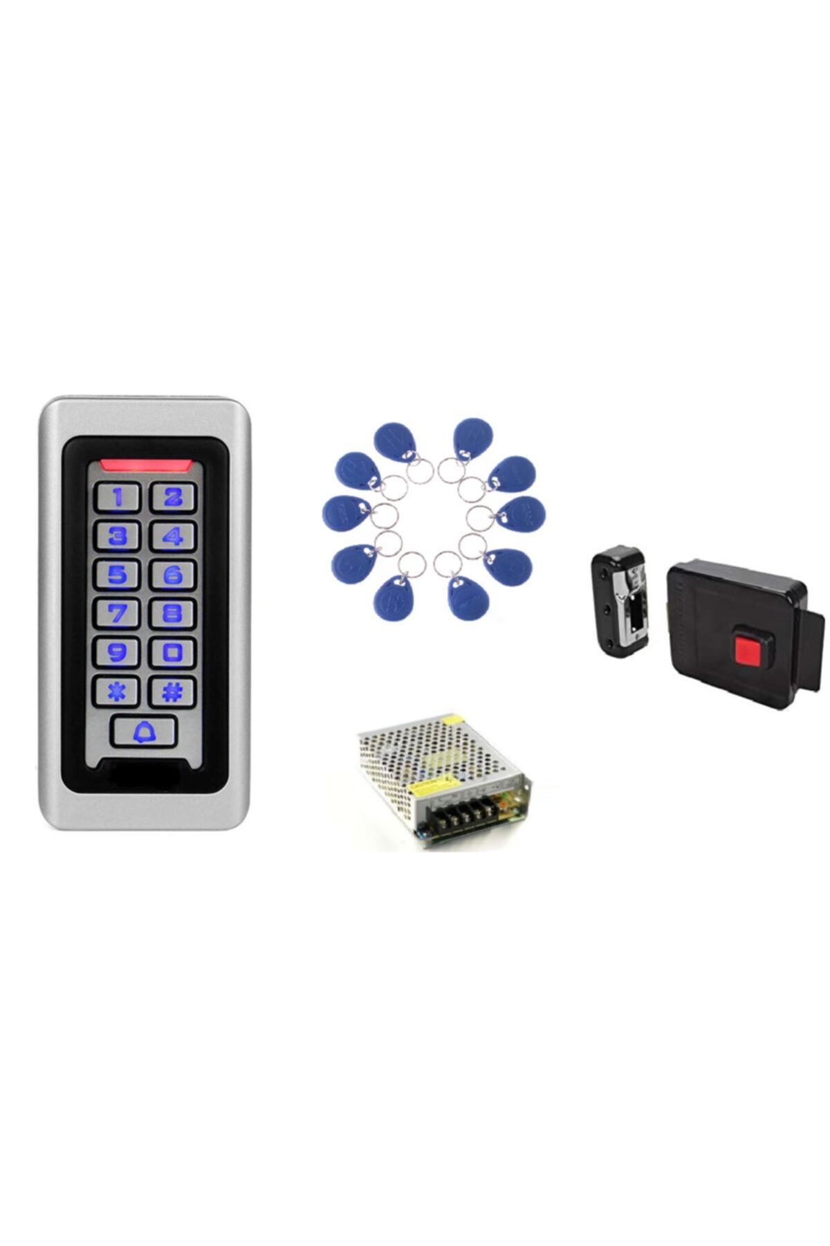 sonex rfid metal sifreli kapi kilidi apartman kapi otomatigi set fiyati yorumlari trendyol