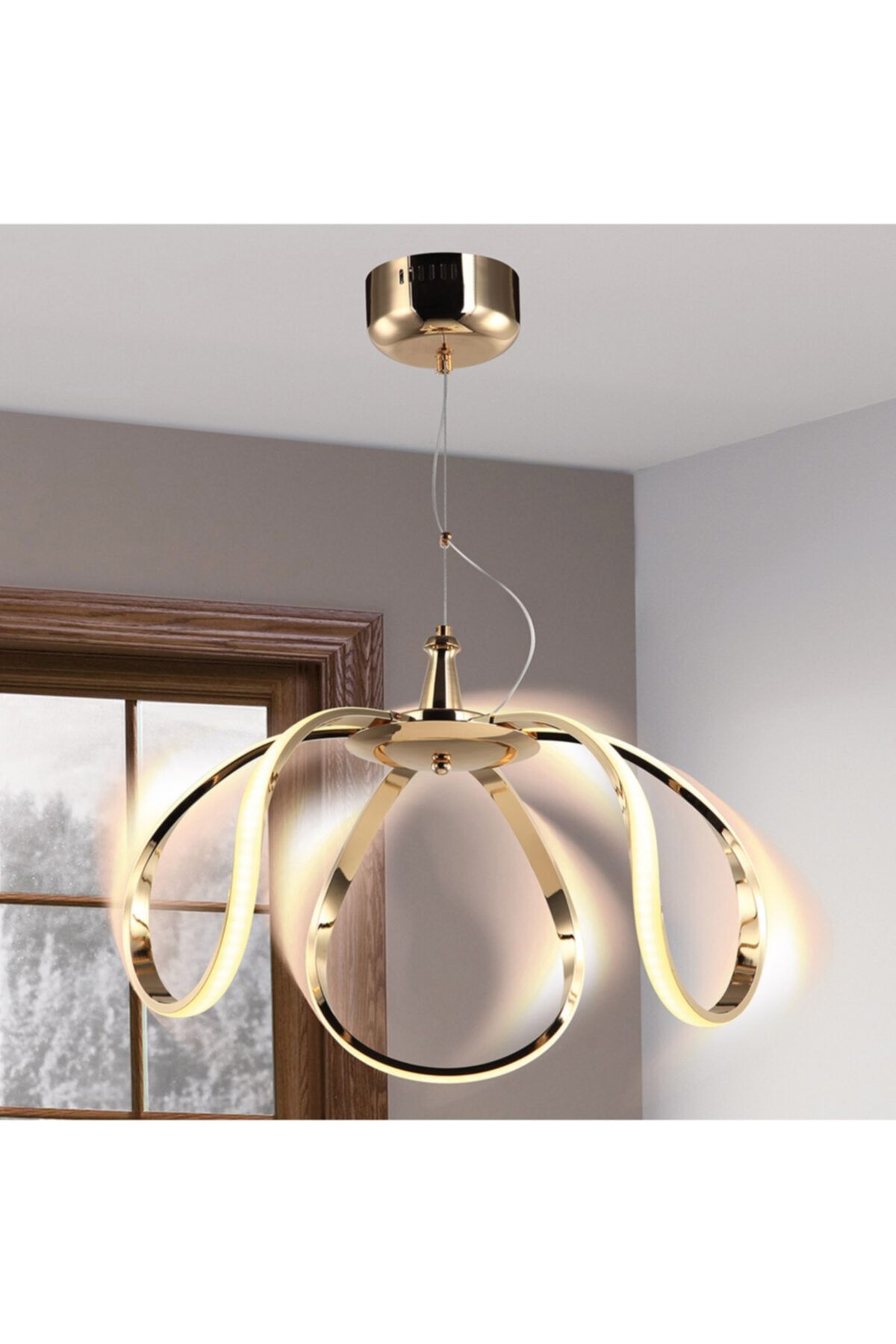 lucea lucian 3x16w led avize gold fiyati yorumlari trendyol