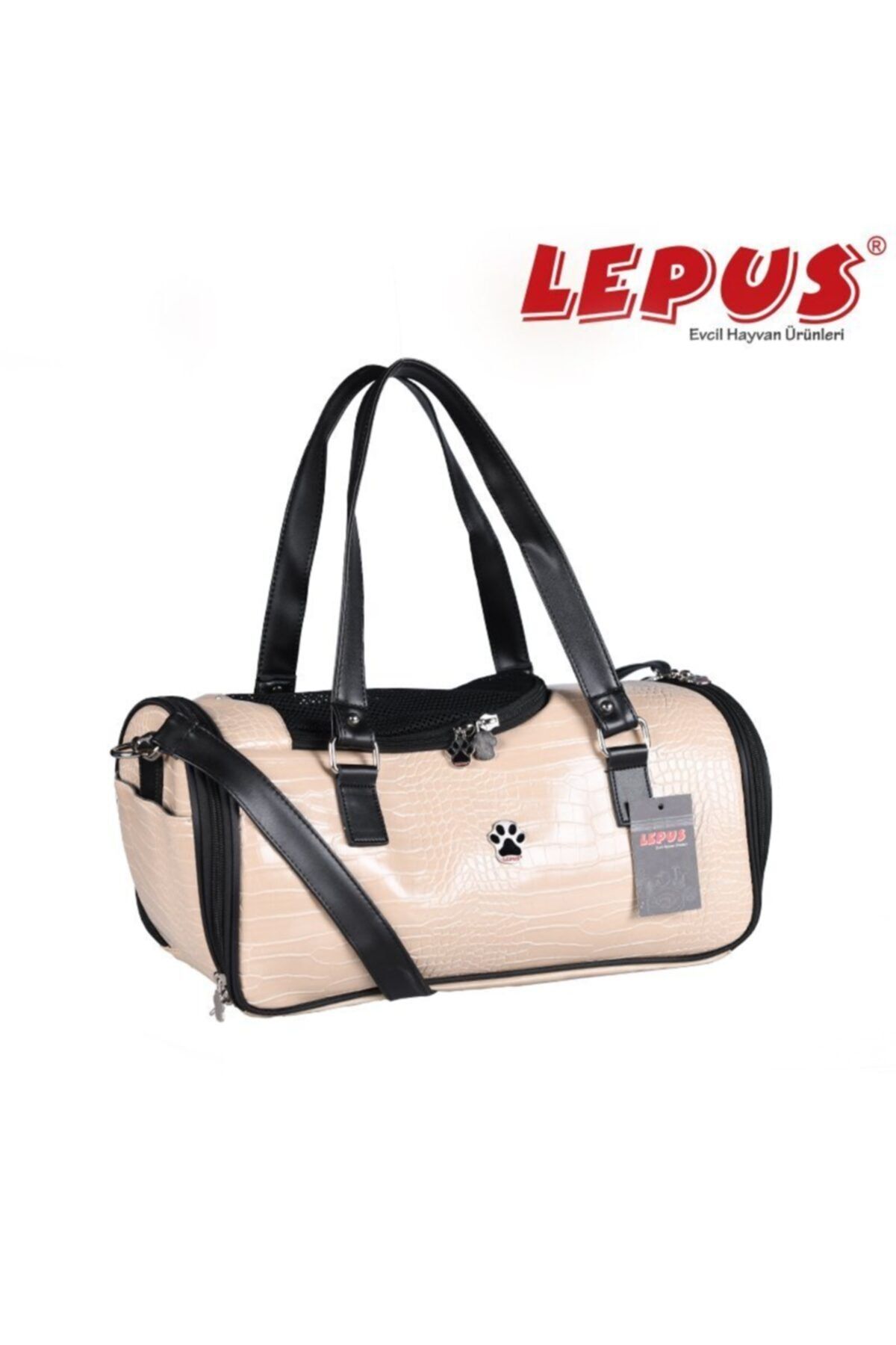 Lepus Duffle Bag Bej Taşıma Çantası