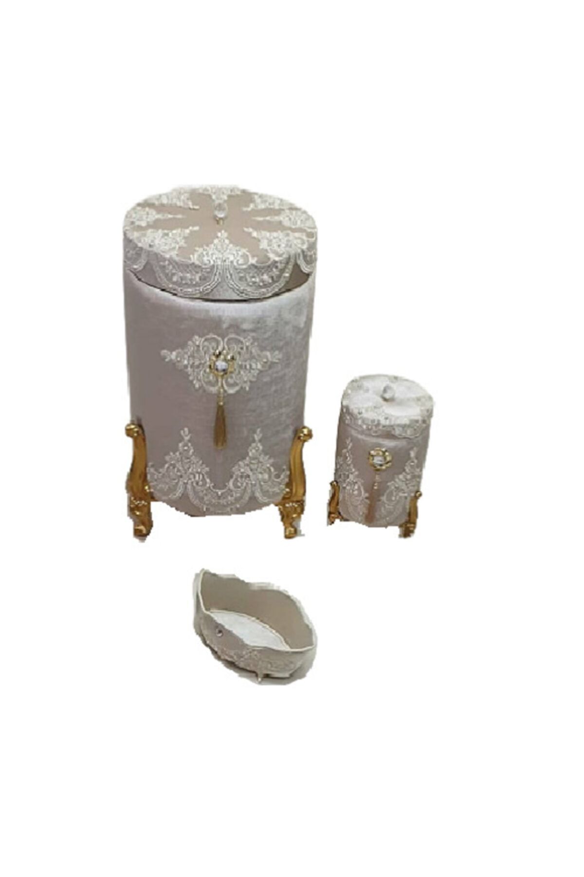Sonem Çeyiz Kirli Banyo Çamaşır Sepeti 3lü 0923c