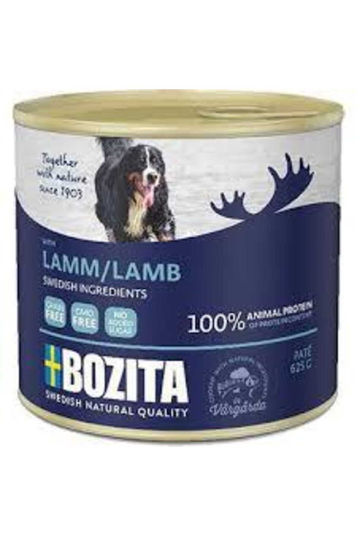 Bozita Tahılsız Kuzu Etli Köpek Konservesi 625 Gr X 12 Adet