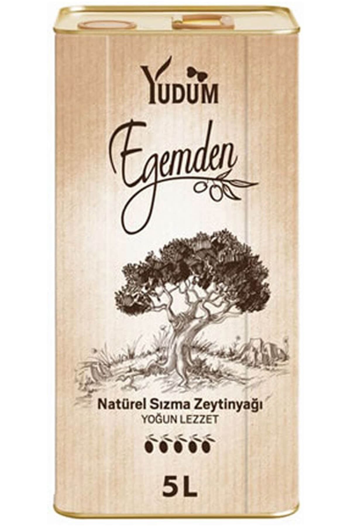 Yudum Egemden Natürel Sızma Zeytinyağı 5 Litre