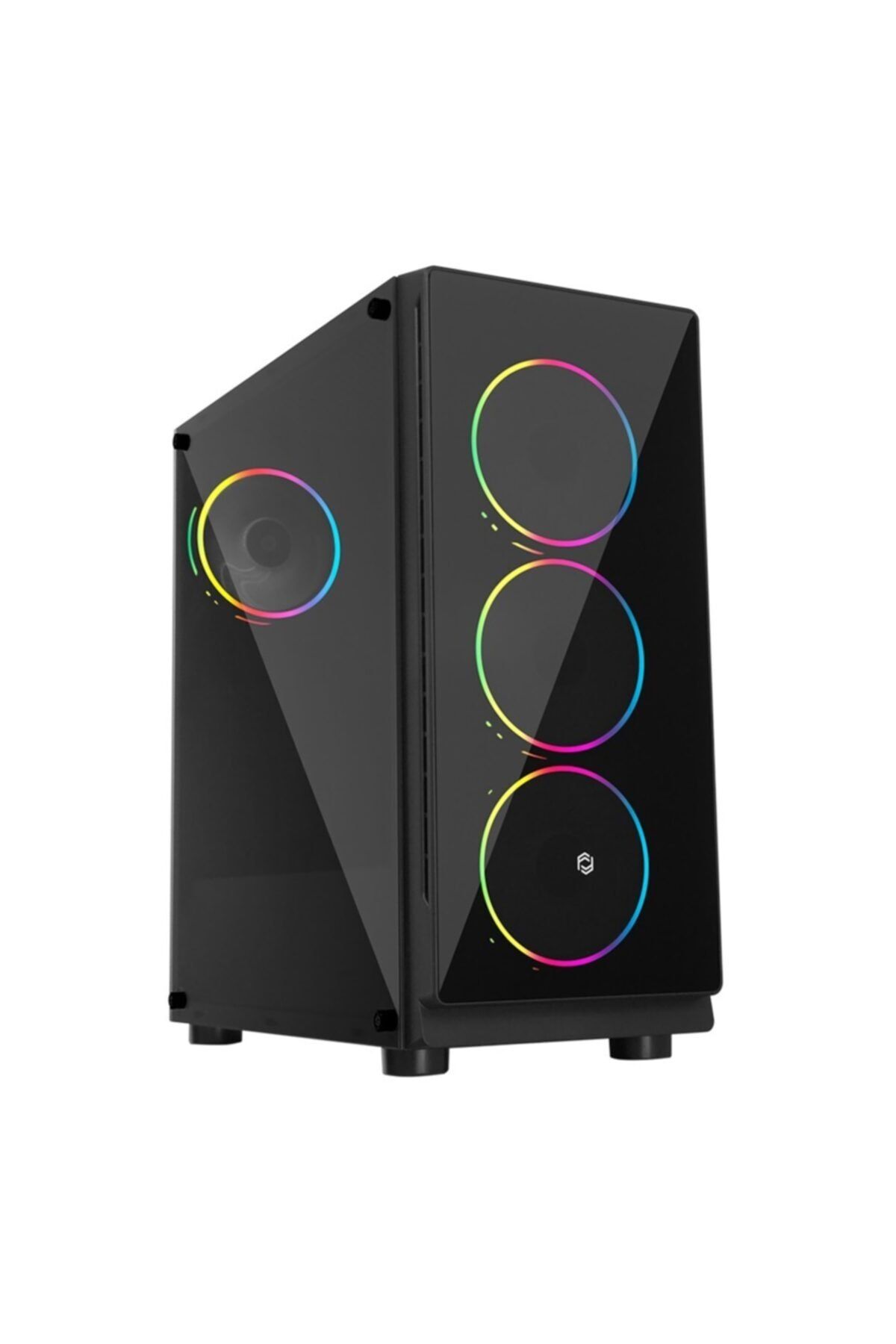 GAMEMAX Fc-9290g V2 500w 4x120mm Halo Rainbow Fanlı Gaming Oyuncu Bilgisayar Kasası