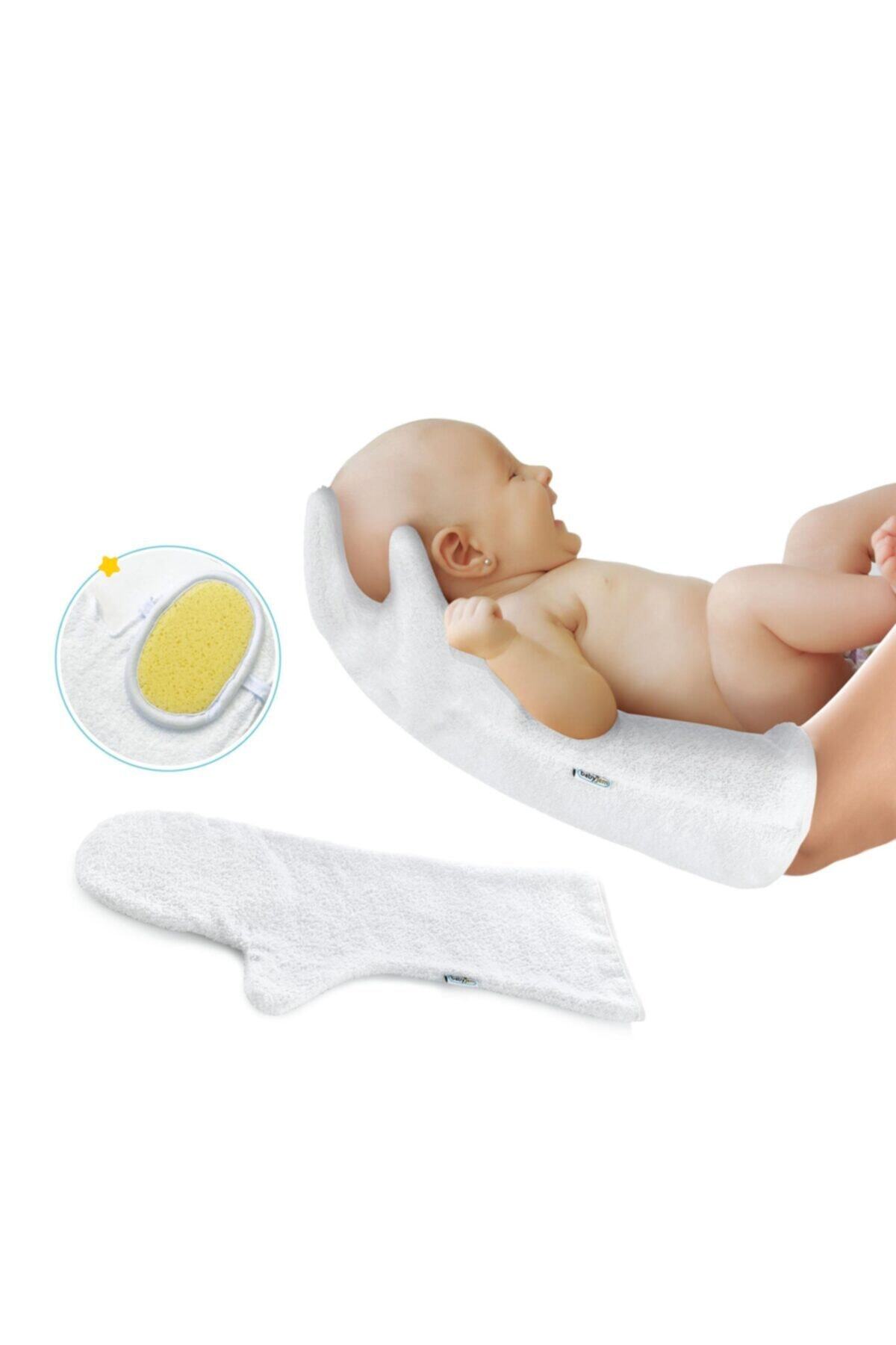 Babyjem Bebek Yıkama Eldiveni 468 Beyaz