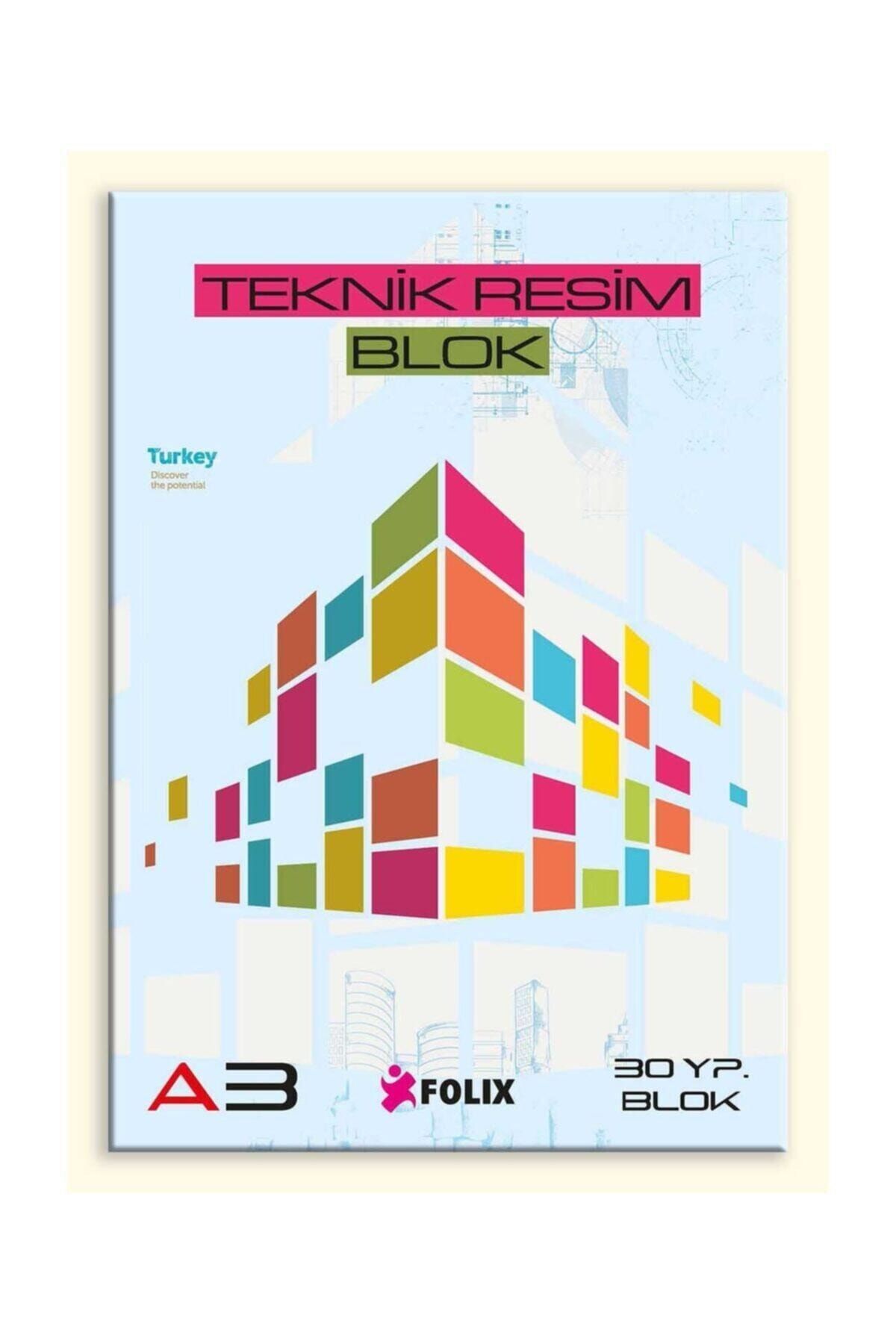 satrik Teknik Resim Blok A3 30 Yaprak 6 Adet