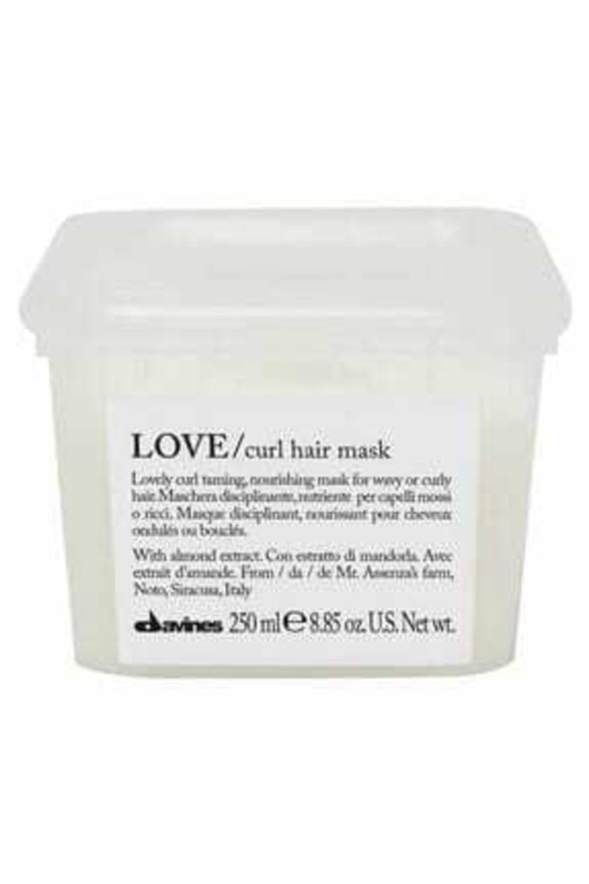 Davines Love Curl Hair Kıvırcık Saçlar Için Bukle Belirgenliştirici Maske 250 Ml
