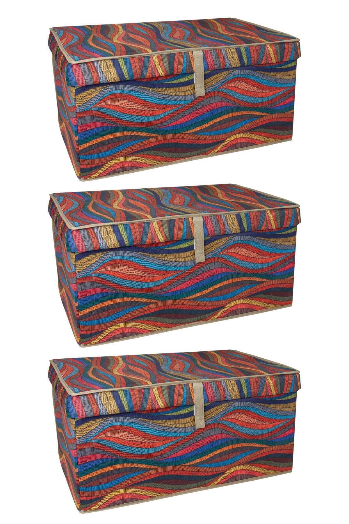 ELİFE HOME Çok Amaçlı Kutu Mega Set 3'Lü