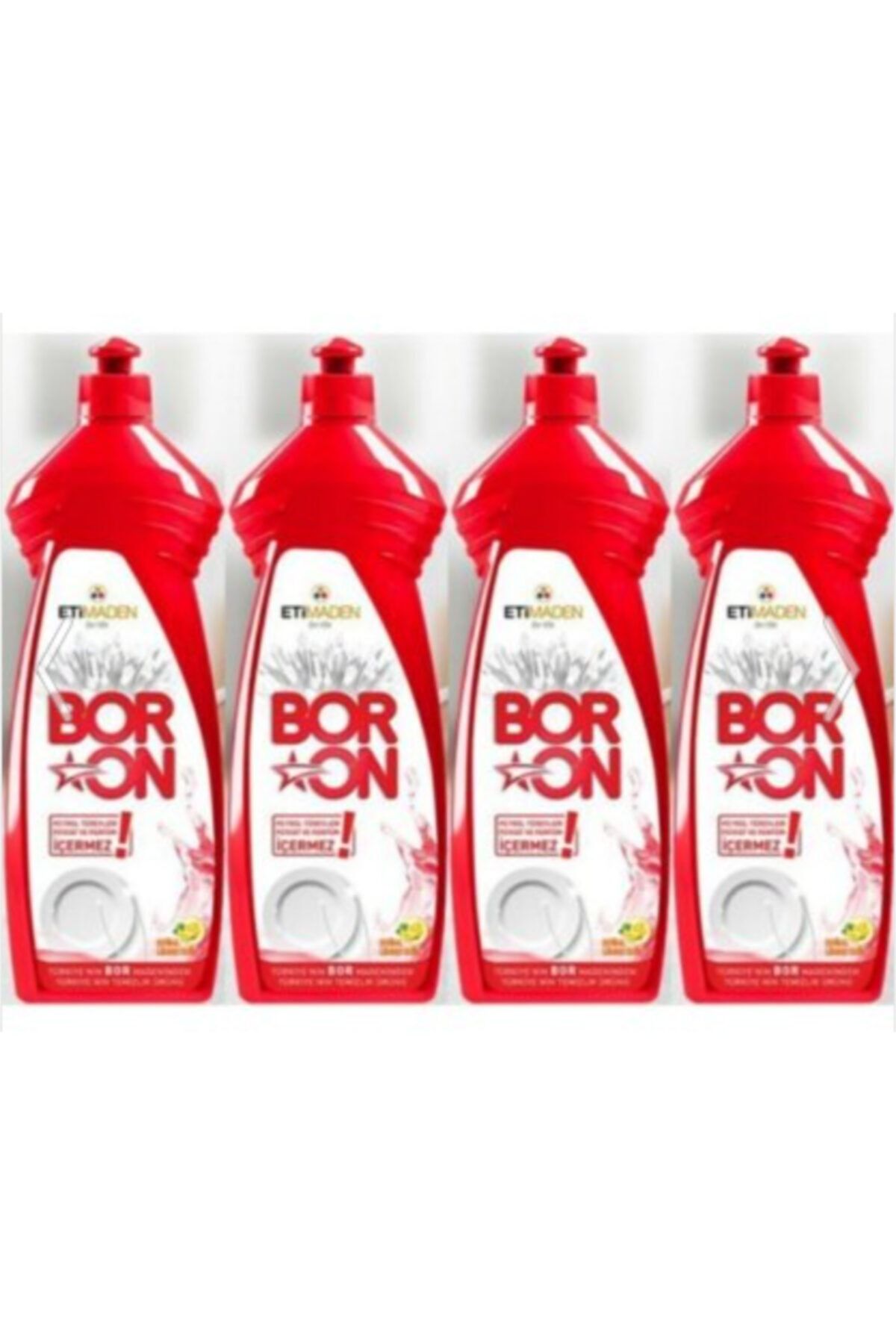 ETİ MADEN Boron Elde Yıkama Bulaşık Temizlik Ürünü 650 ml 4 Adet