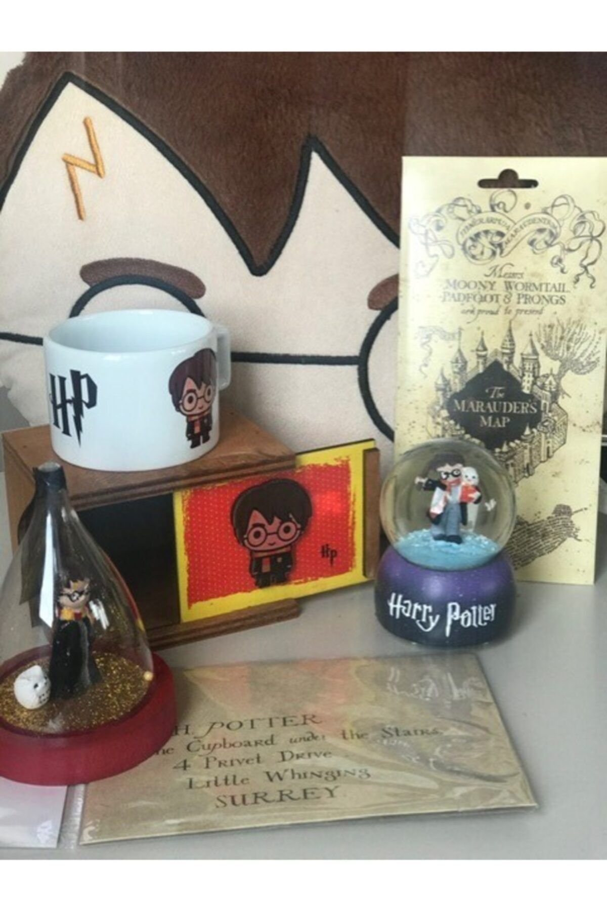 met design harry potter kabartmali kupa kar kuresi fanus mektup ve harita fiyati yorumlari trendyol
