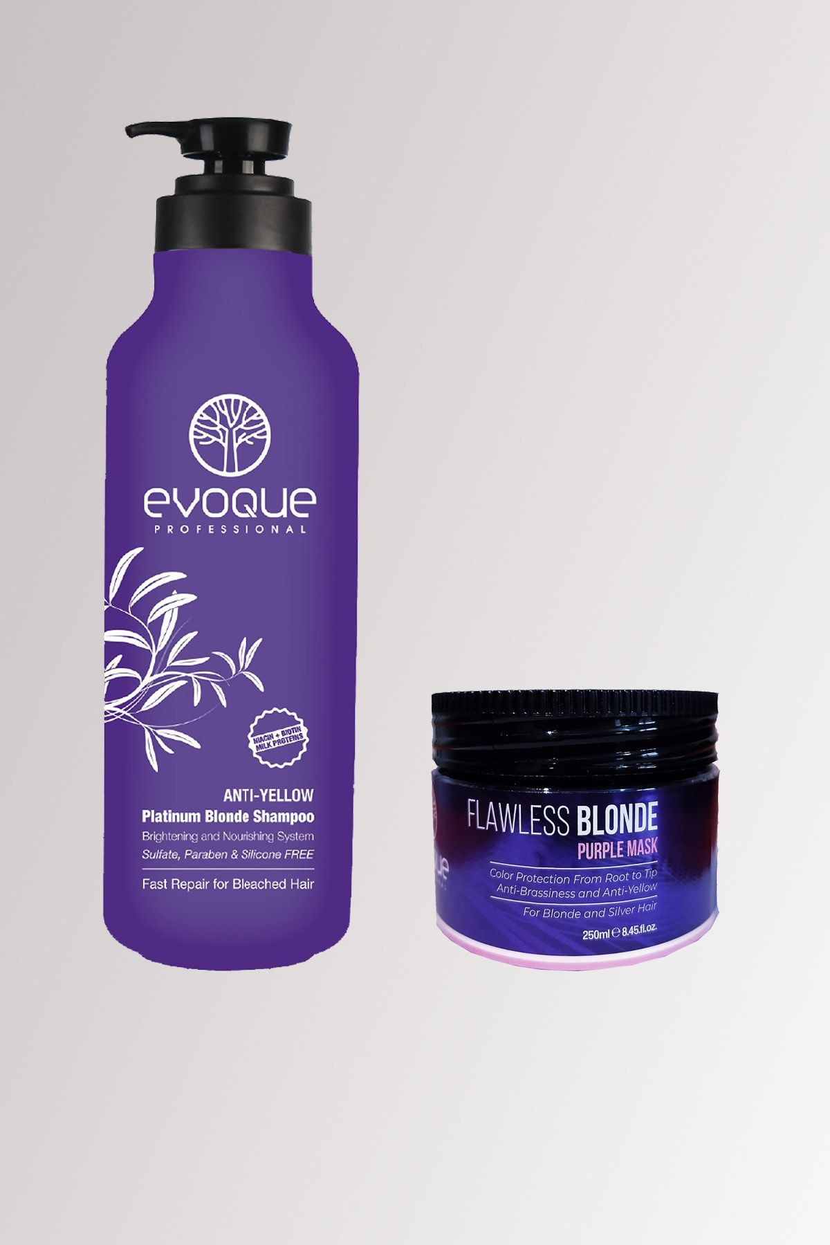 evoque professional anti yellow silver sampuan 1000ml professionel anti purple mask 250 ml fiyati yorumlari trendyol