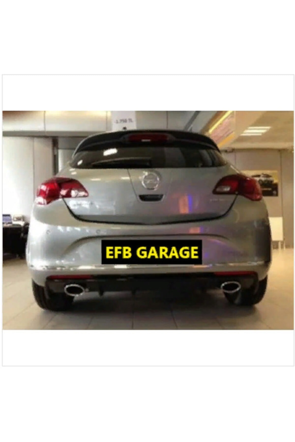 efbgarage Opel Astra J Hb Makyajlı Difüzör Piano Black Difrüzör