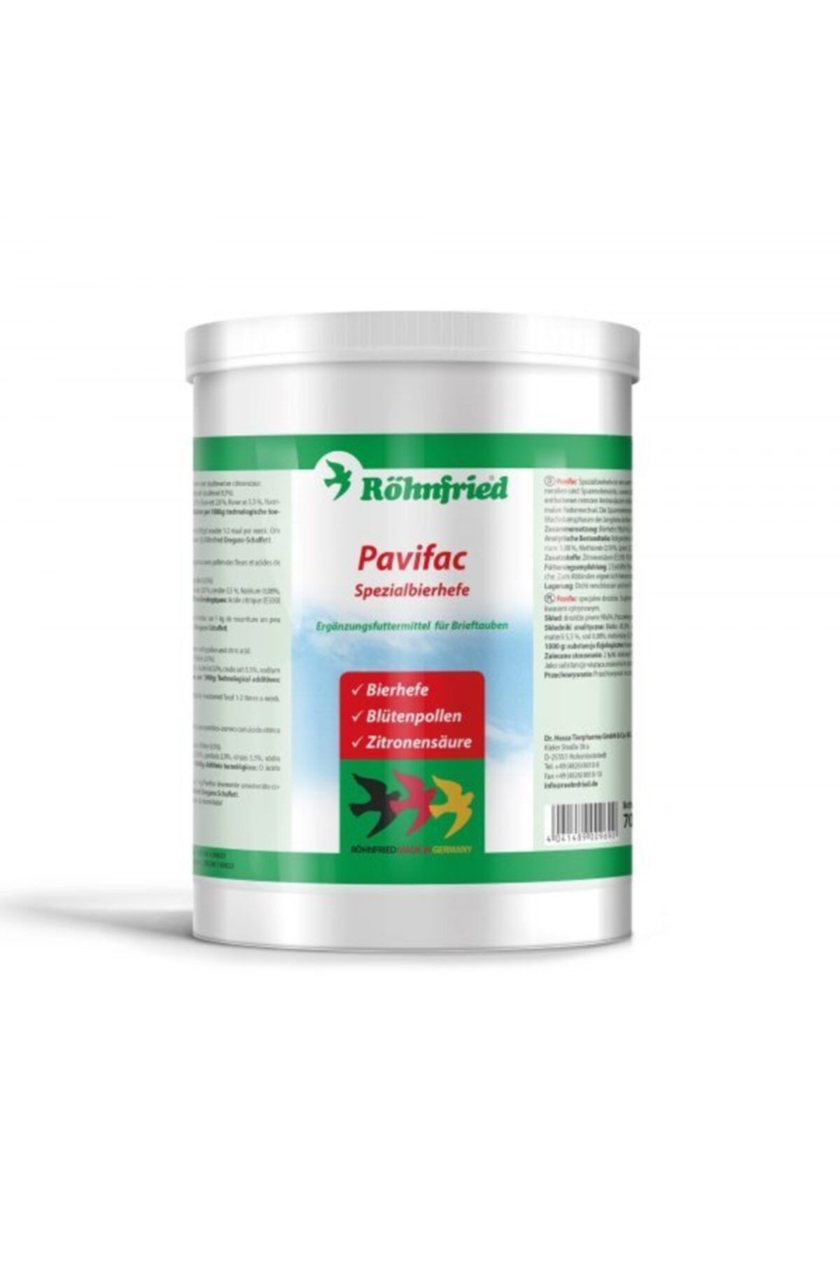 Röhnfried Pavifac Polenli Maya 700 Gr