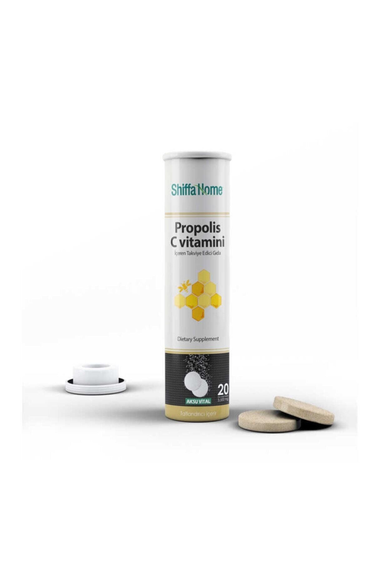 Shiffa Home Sepetse Propolis C Vitamini Efervesan Tablet 20 Tablet Propolisli C Vitamini