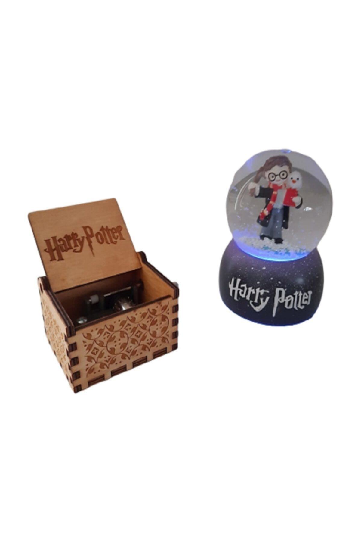 NETAVANTAJ Harry Potter Işıklı Orta Boy Kar Küresi Ve Çevirmeli Müzik Kutusu