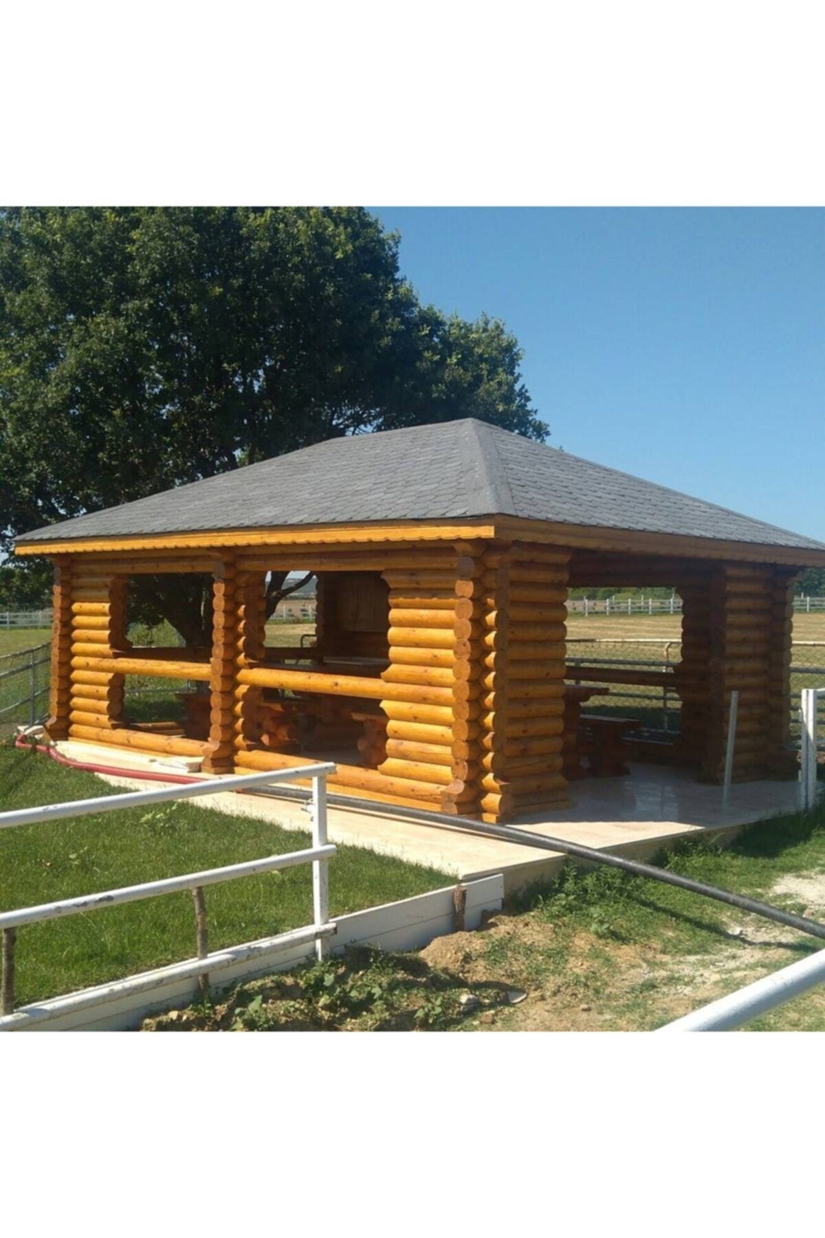 Çevik Ahşap Ceviz Doğal Bungalov Ev