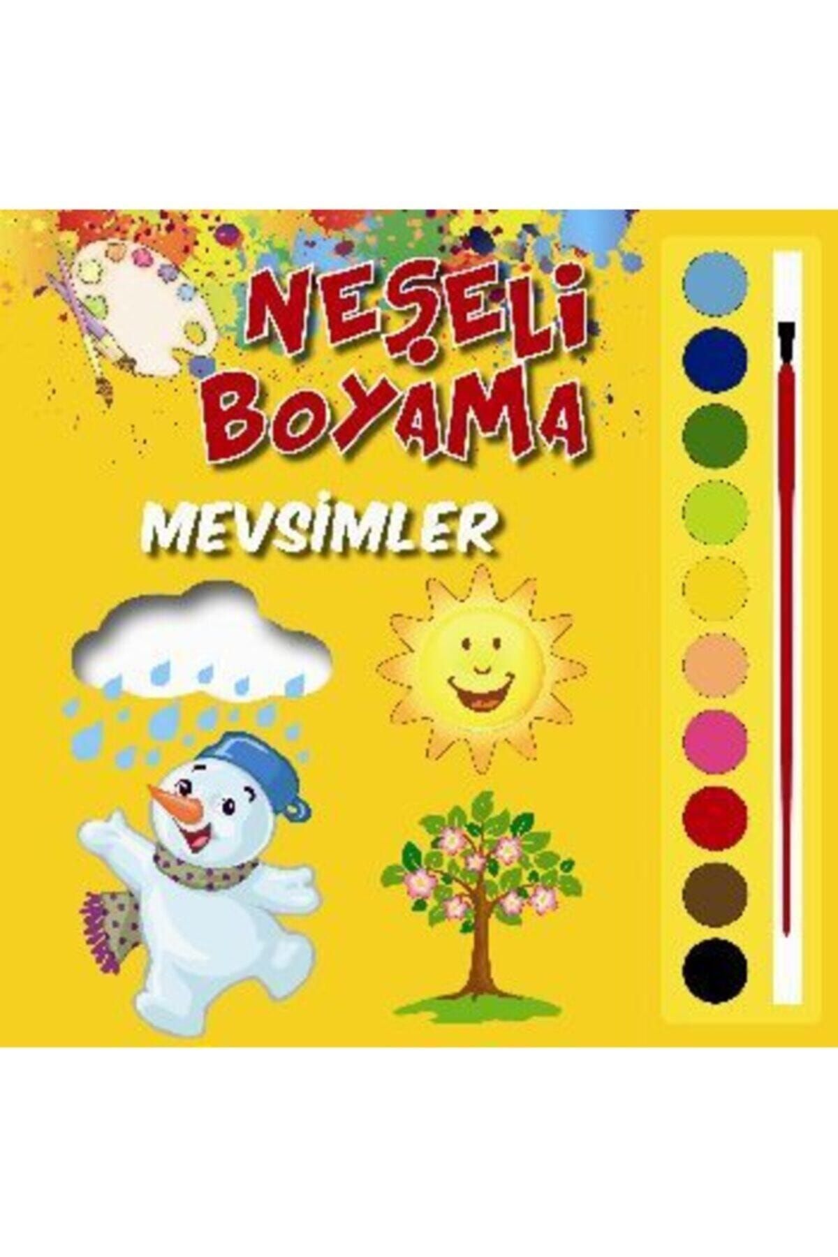 Parıltı Yayıncılık Neşeli Boyama Mevsimler
