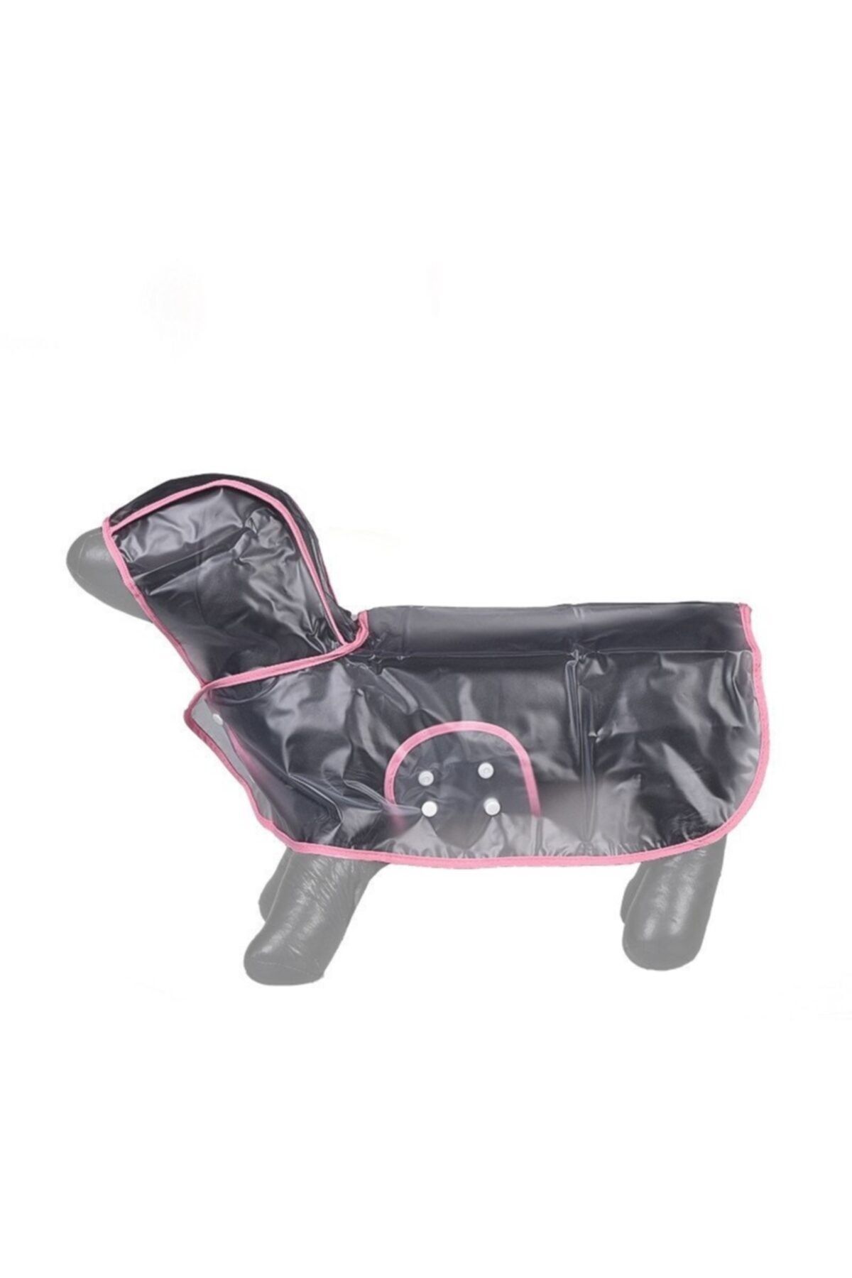 pratikbilgilerim Köpek Yağmurluğu - Pembe - (medium)