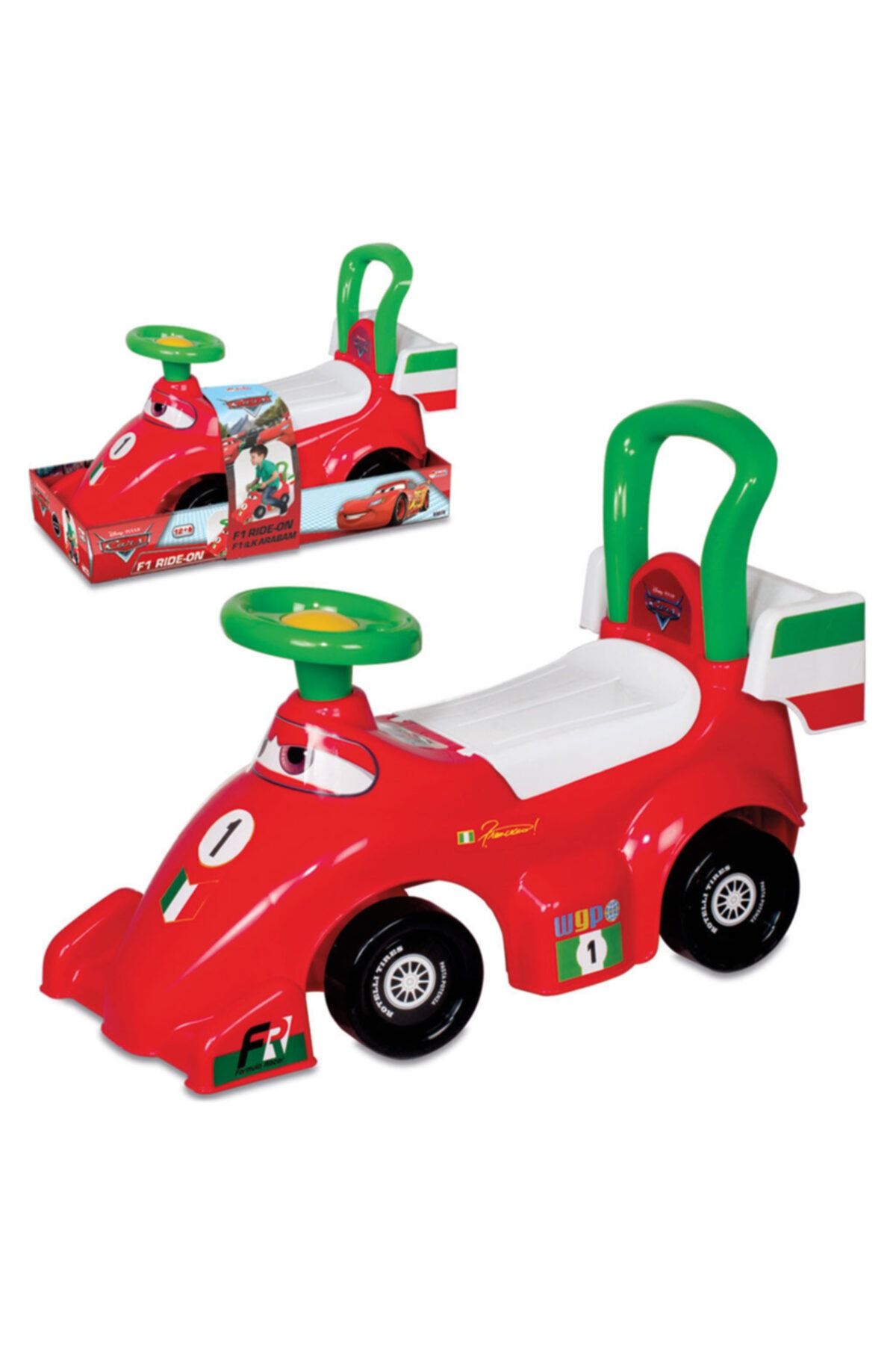 Dede Oyuncak F1 Eğlenceli Gelişime Yardımcı Ilk Arabam Cars Yürüme Arkadaşım Cars F1