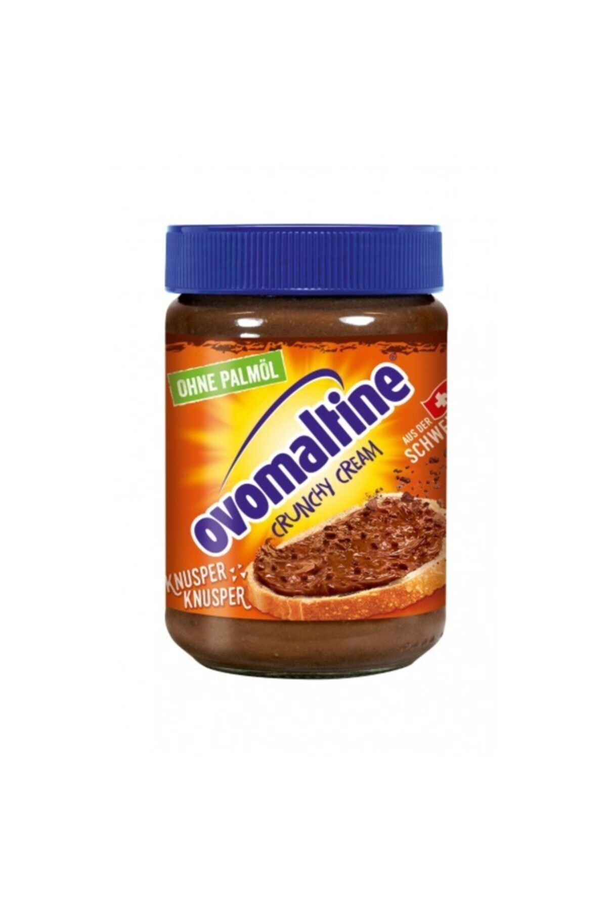 OVOMALTİNE Crunchy Cream Mısır Patlaklı Sürülebilir Çukulata Ezmesi