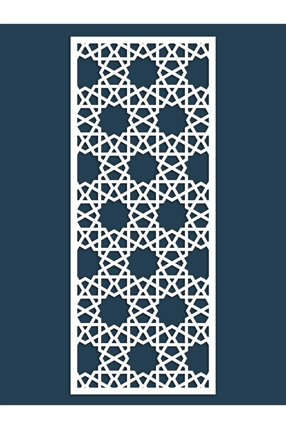 Liar Dekor Liar Ahşap Seperatör (Paravan) - KSP-211 - (10 mm) - (85 cm x 210 cm) - (Beyaz)